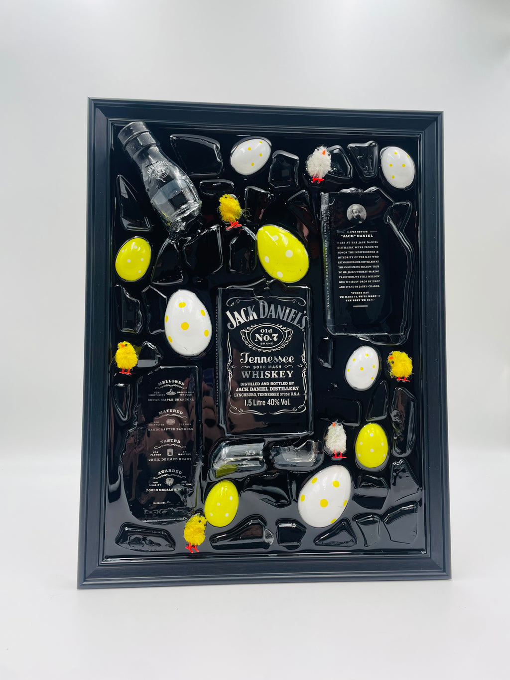 Jack Daniels Limited Easter Broken Bottle Art