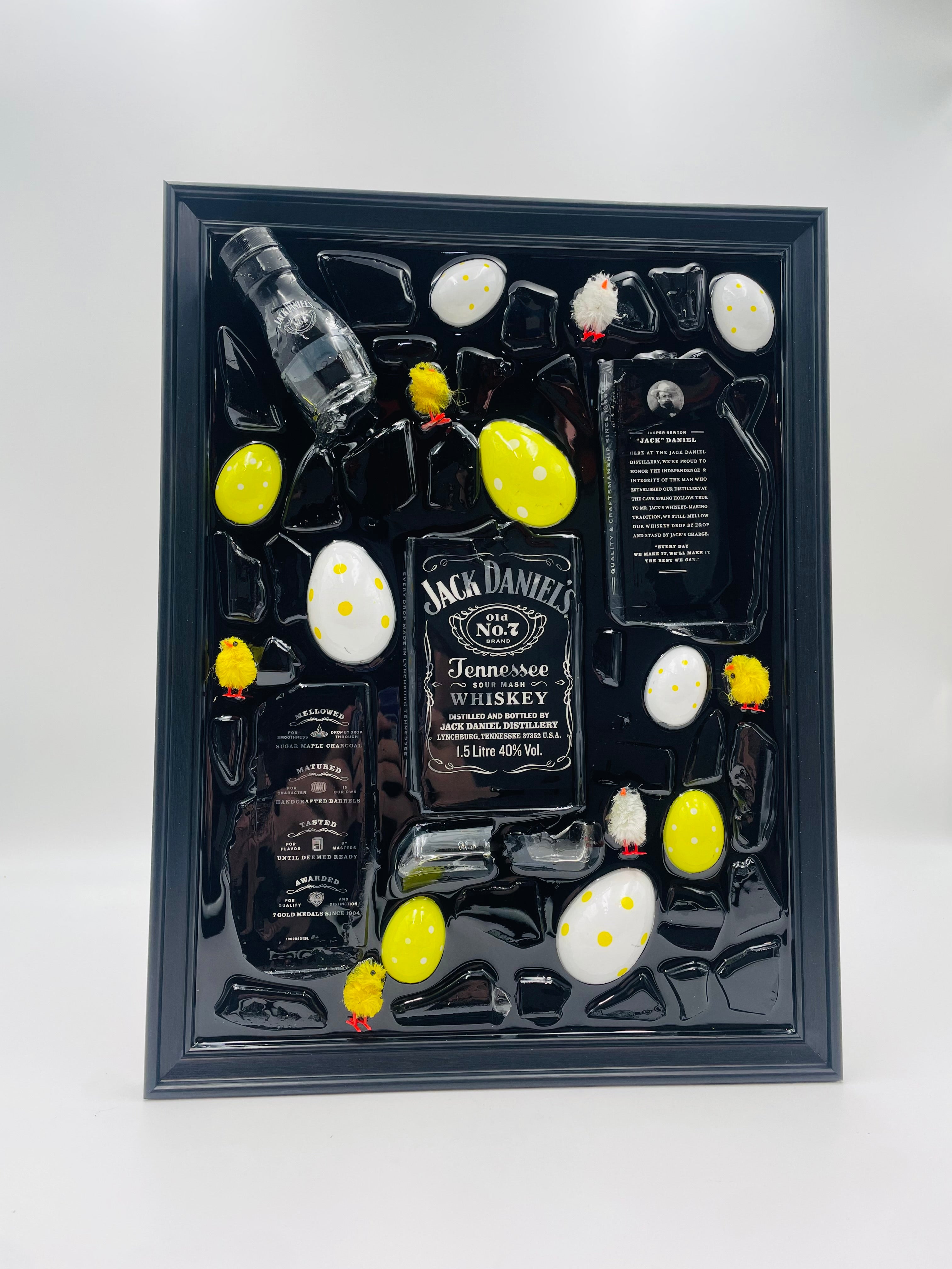Jack Daniels Limited Easter Broken Bottle Art