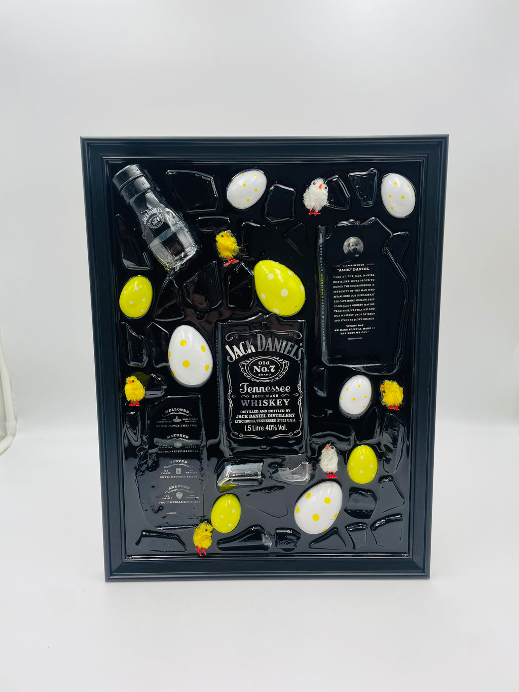 Jack Daniels Limited Easter Broken Bottle Art