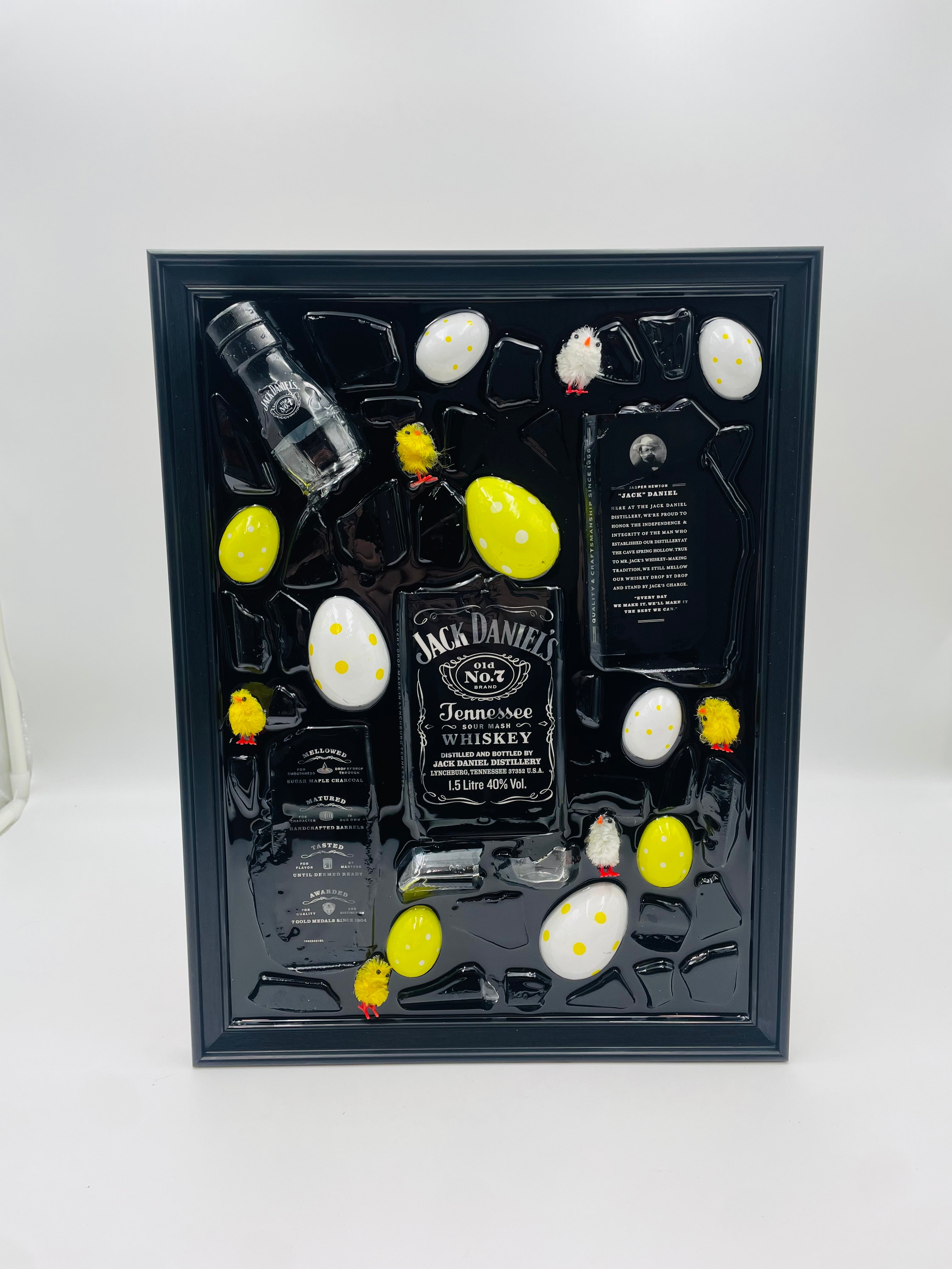 Jack Daniels Limited Easter Broken Bottle Art