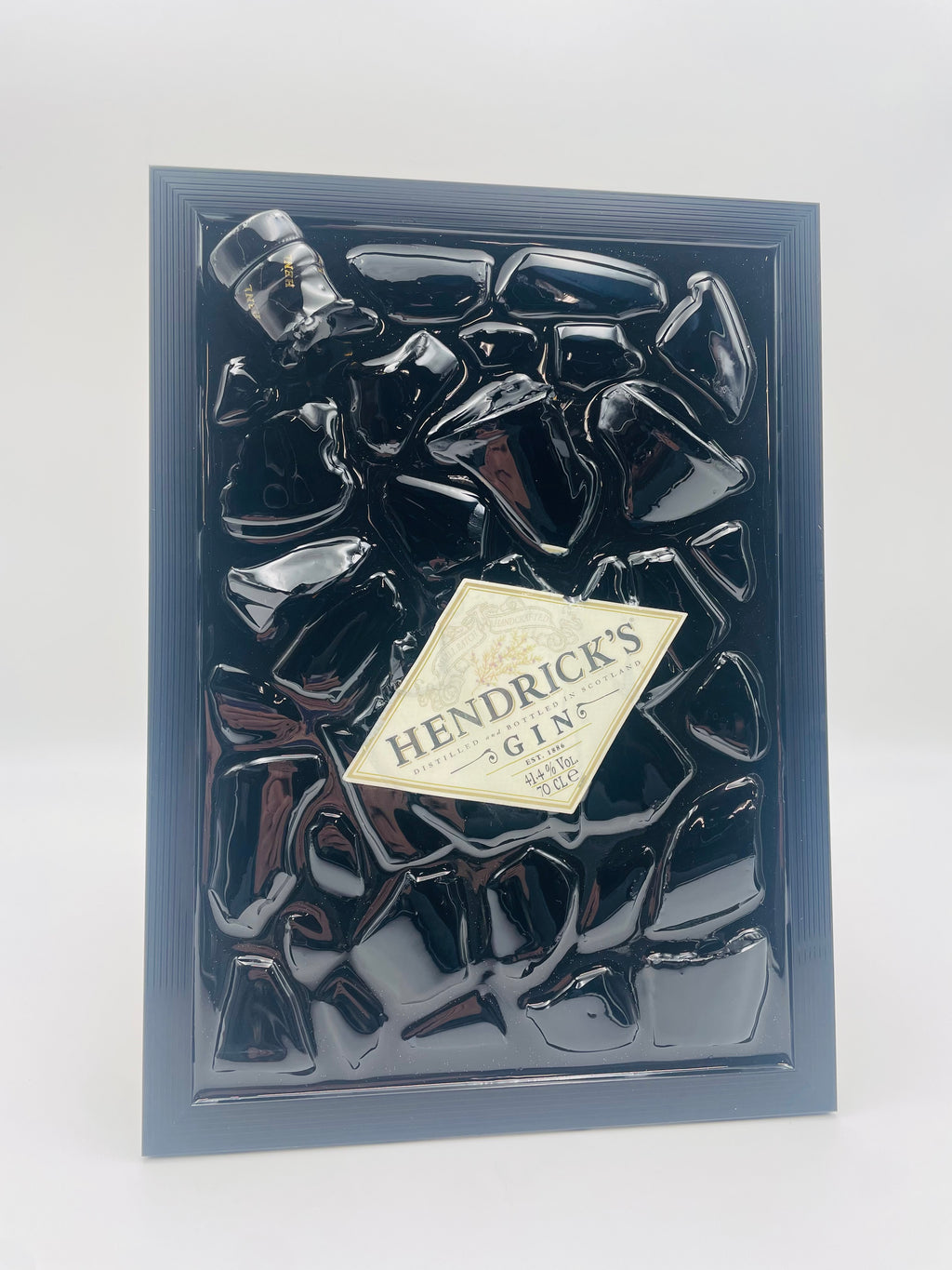 Hendricks's Gin Broken Bottle Art