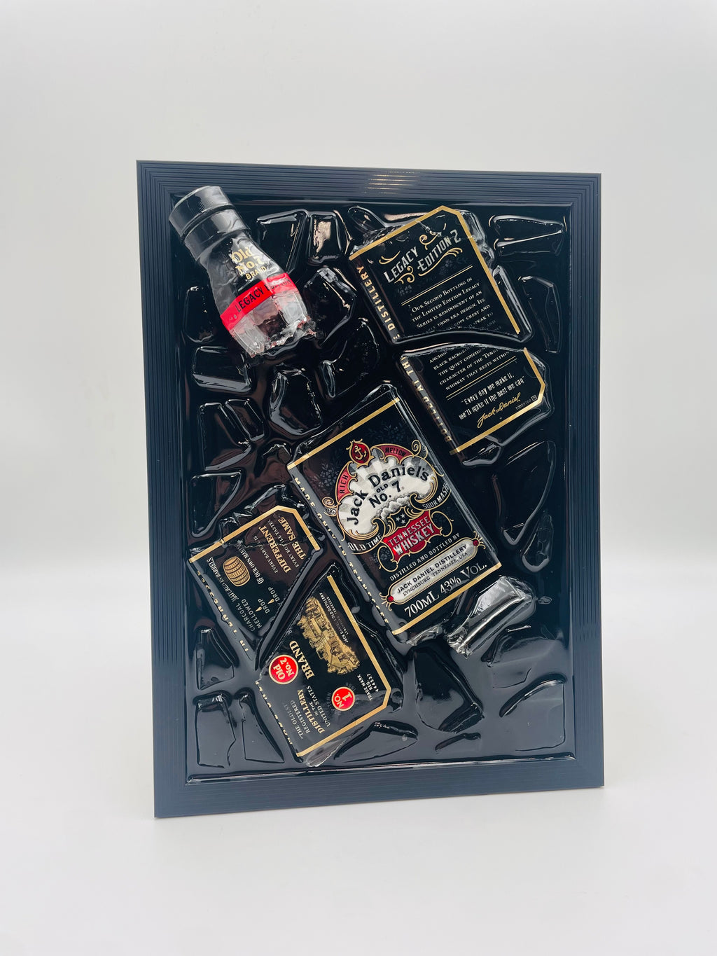 Jack Daniels Legacy Edition Broken Bottle Art