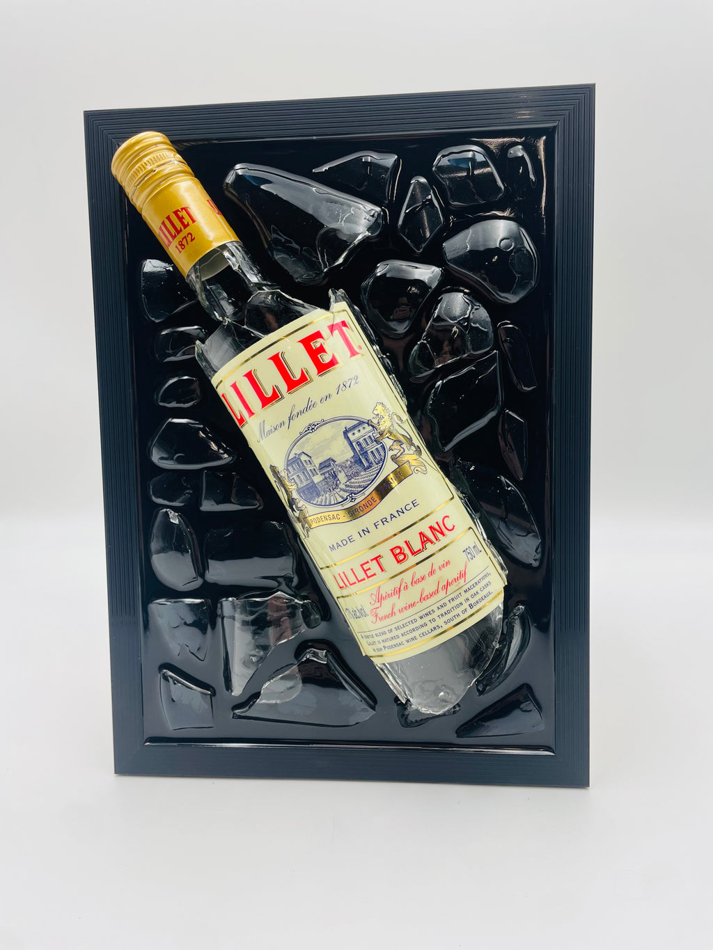 Lillet Broken Bottle Art