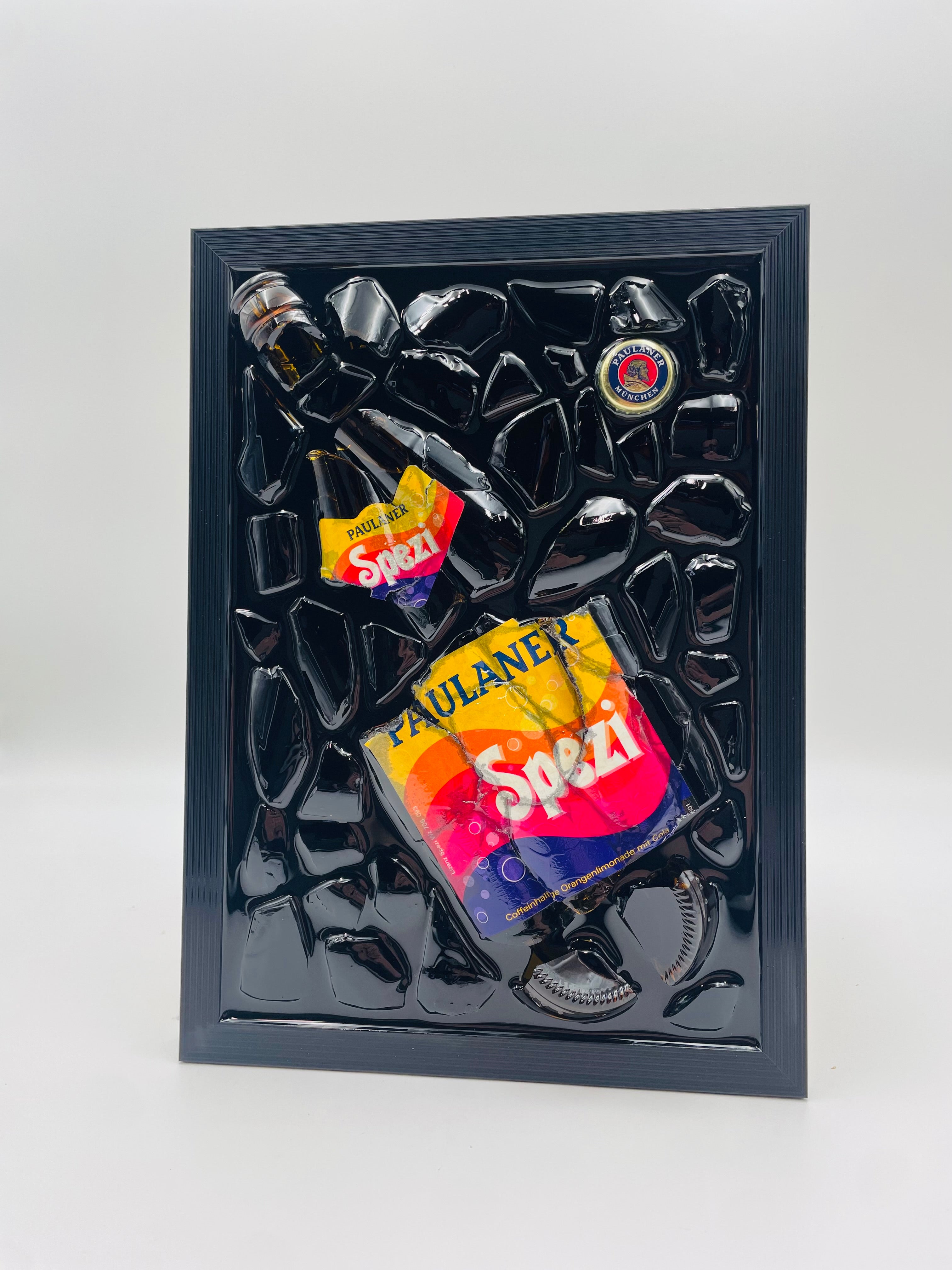Paulaner Spezi Broken Bottle Art