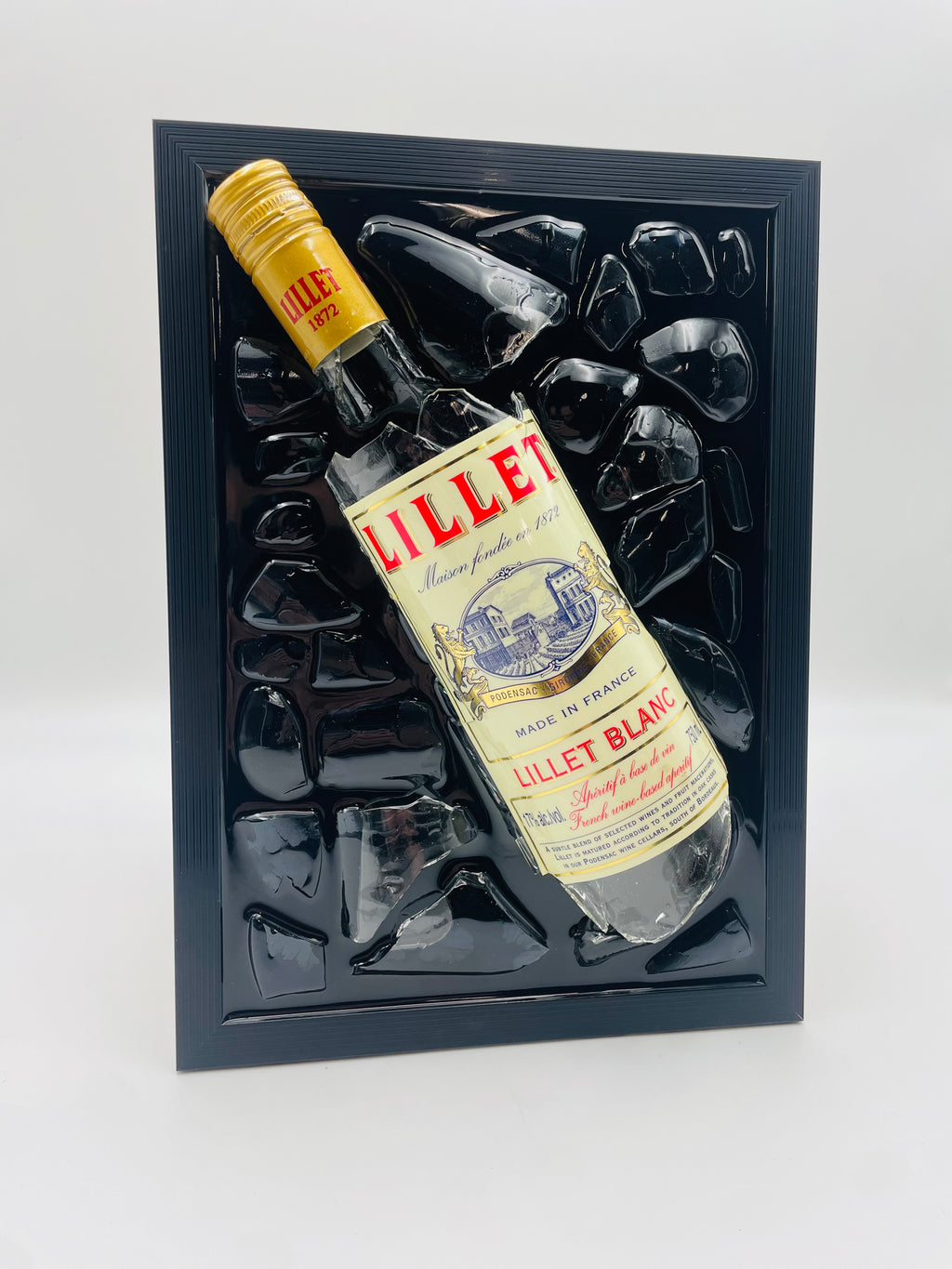 Lillet Broken Bottle Art