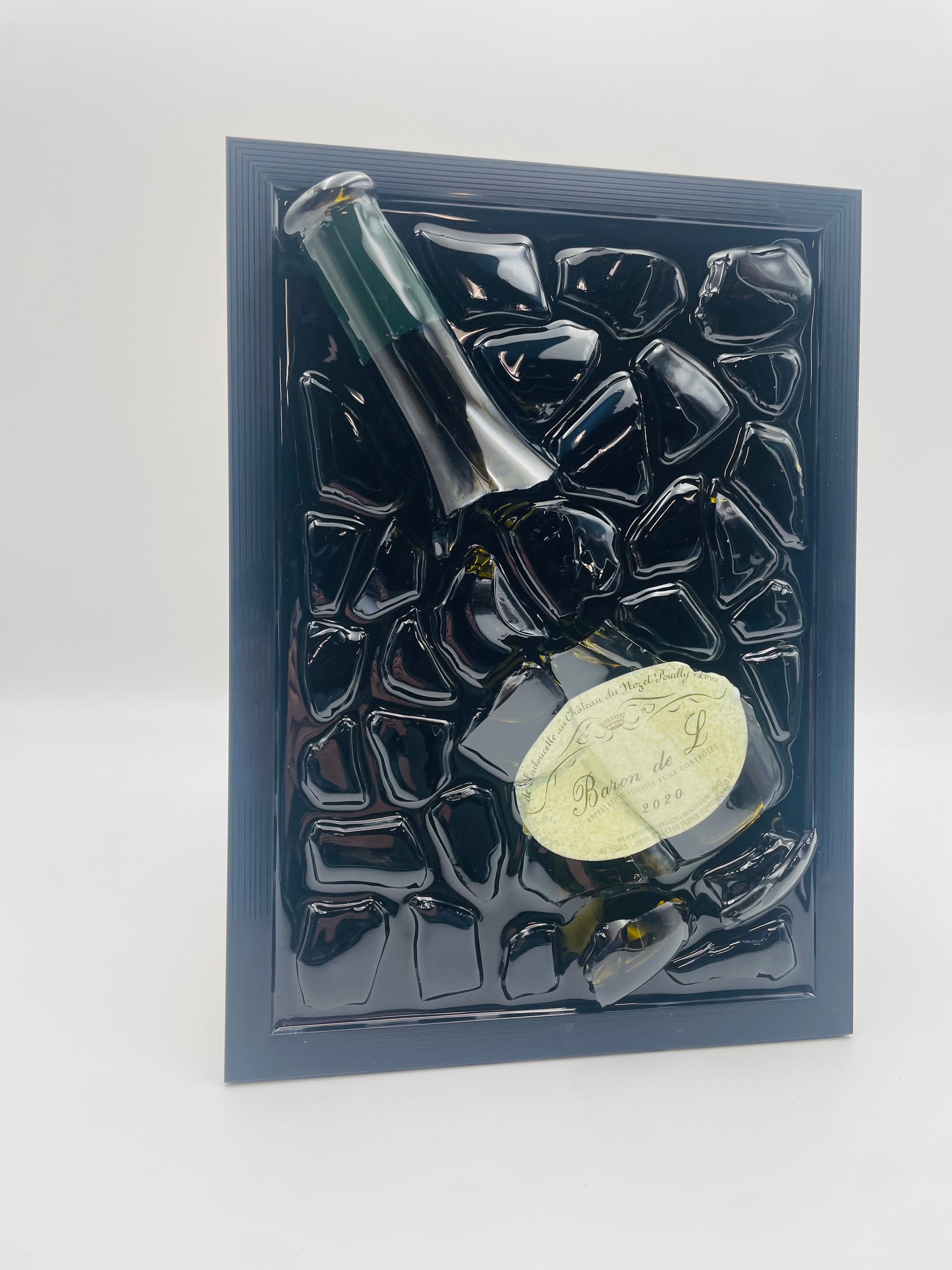 Baron De L Wine Broken Bottle Art