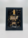 Johnnie Walker Gold label Broken Bottle Art