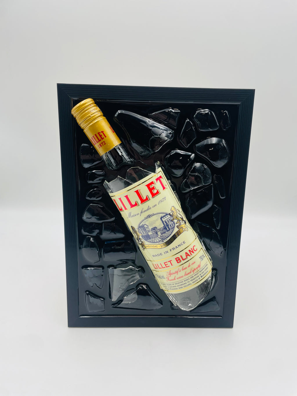 Lillet Broken Bottle Art