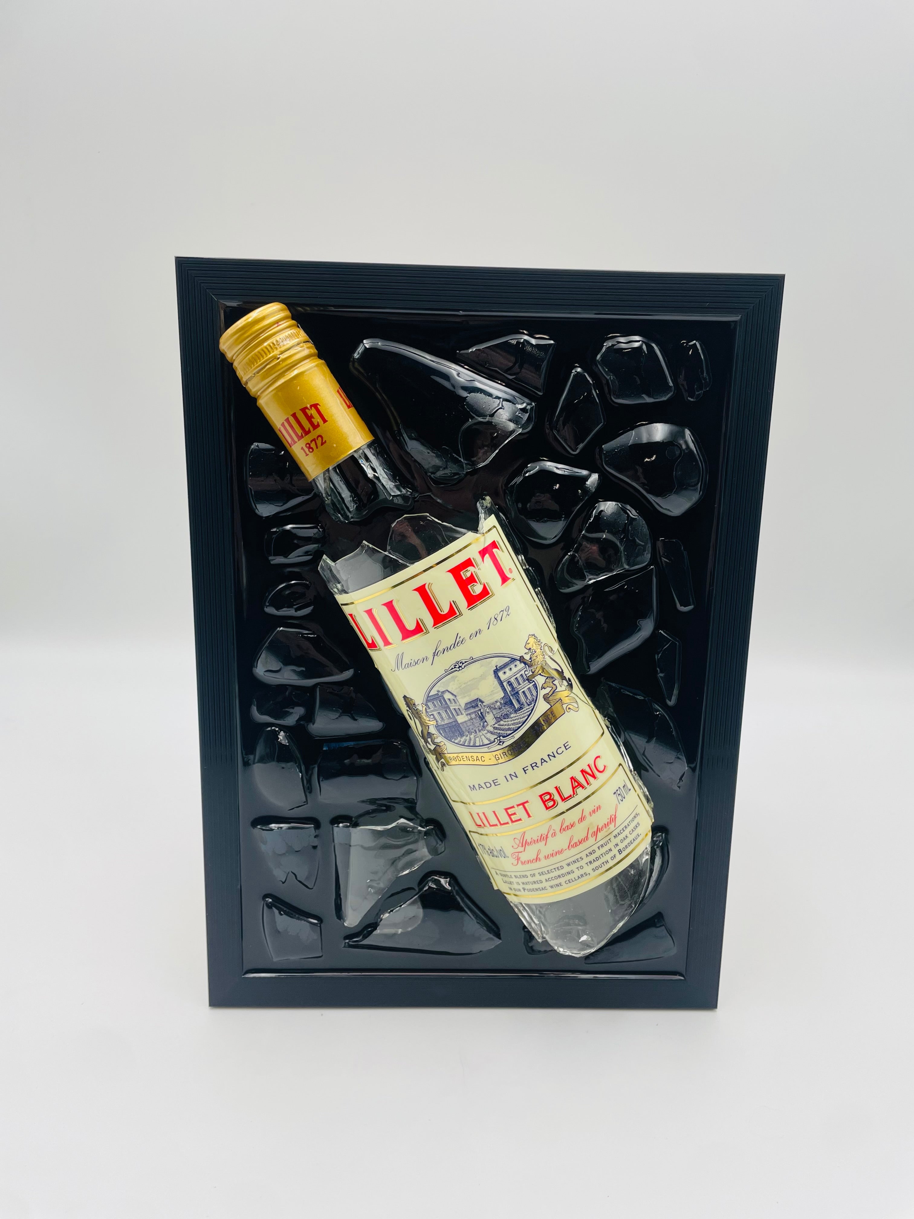Lillet Broken Bottle Art