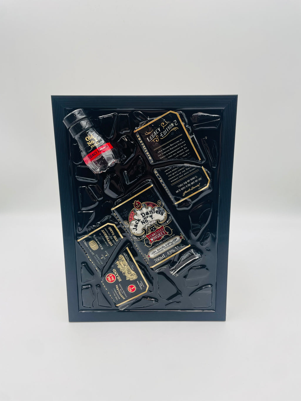 Jack Daniels Legacy Edition Broken Bottle Art