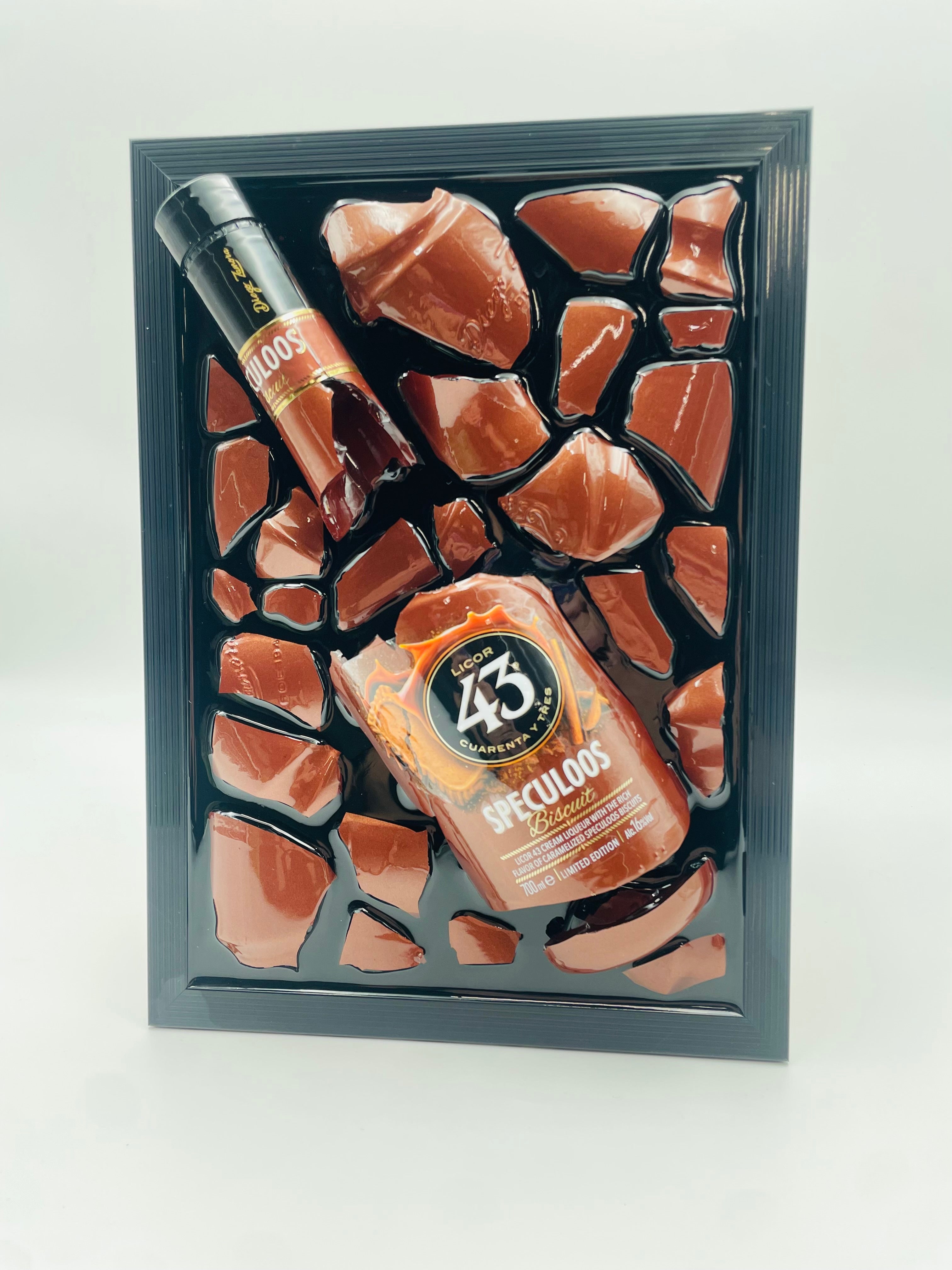 Likeur 43 Speculoos Broken Bottle Art