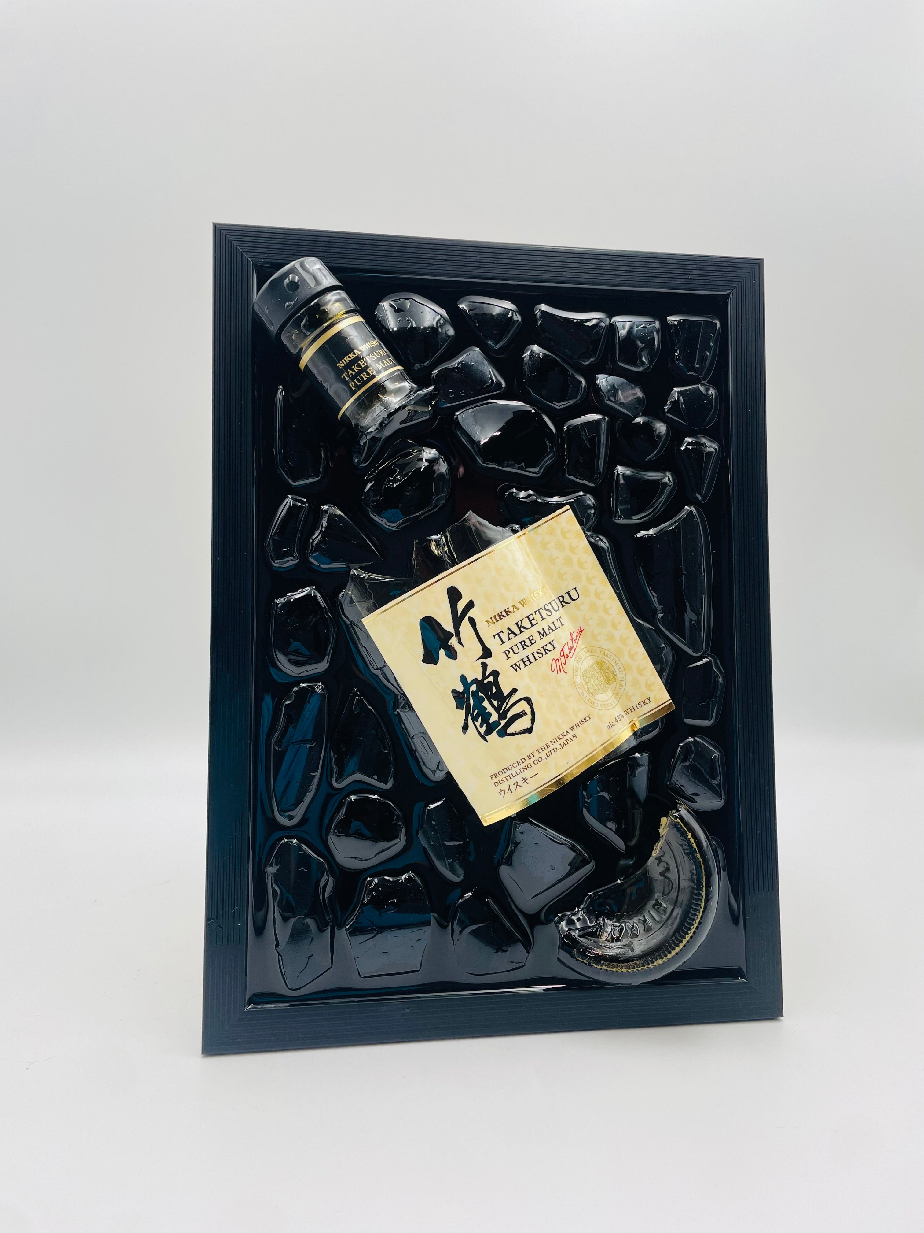 Taketsuru Whiskey Broken Bottle Art