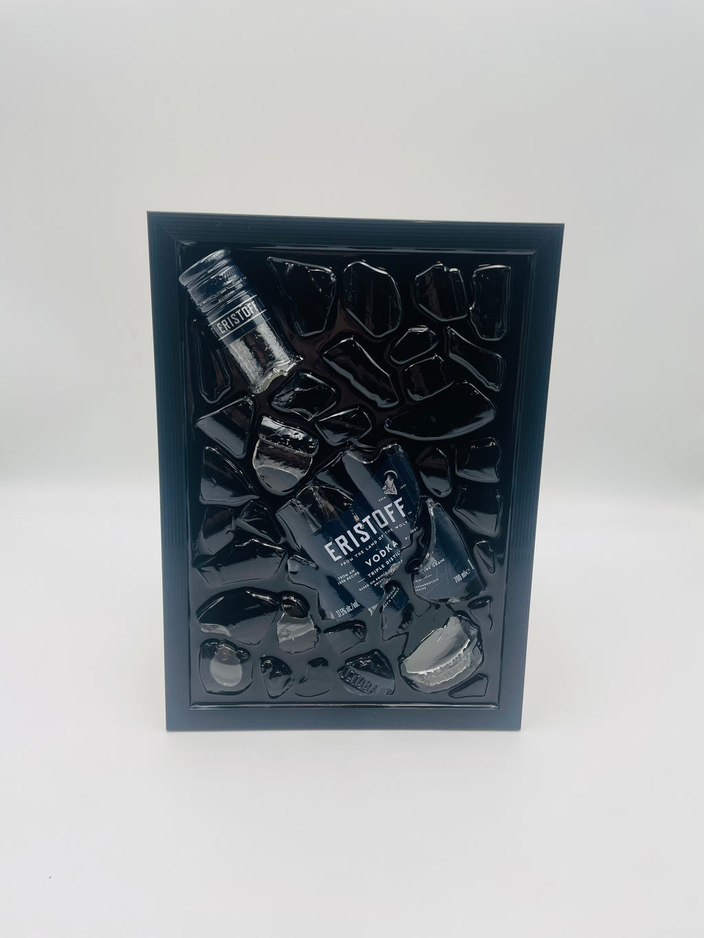 Eristoff Broken Bottle Art