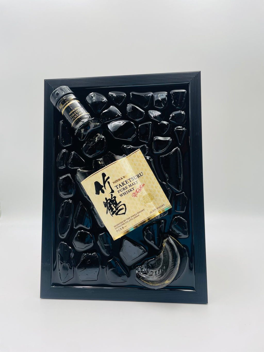 Taketsuru Whiskey Broken Bottle Art