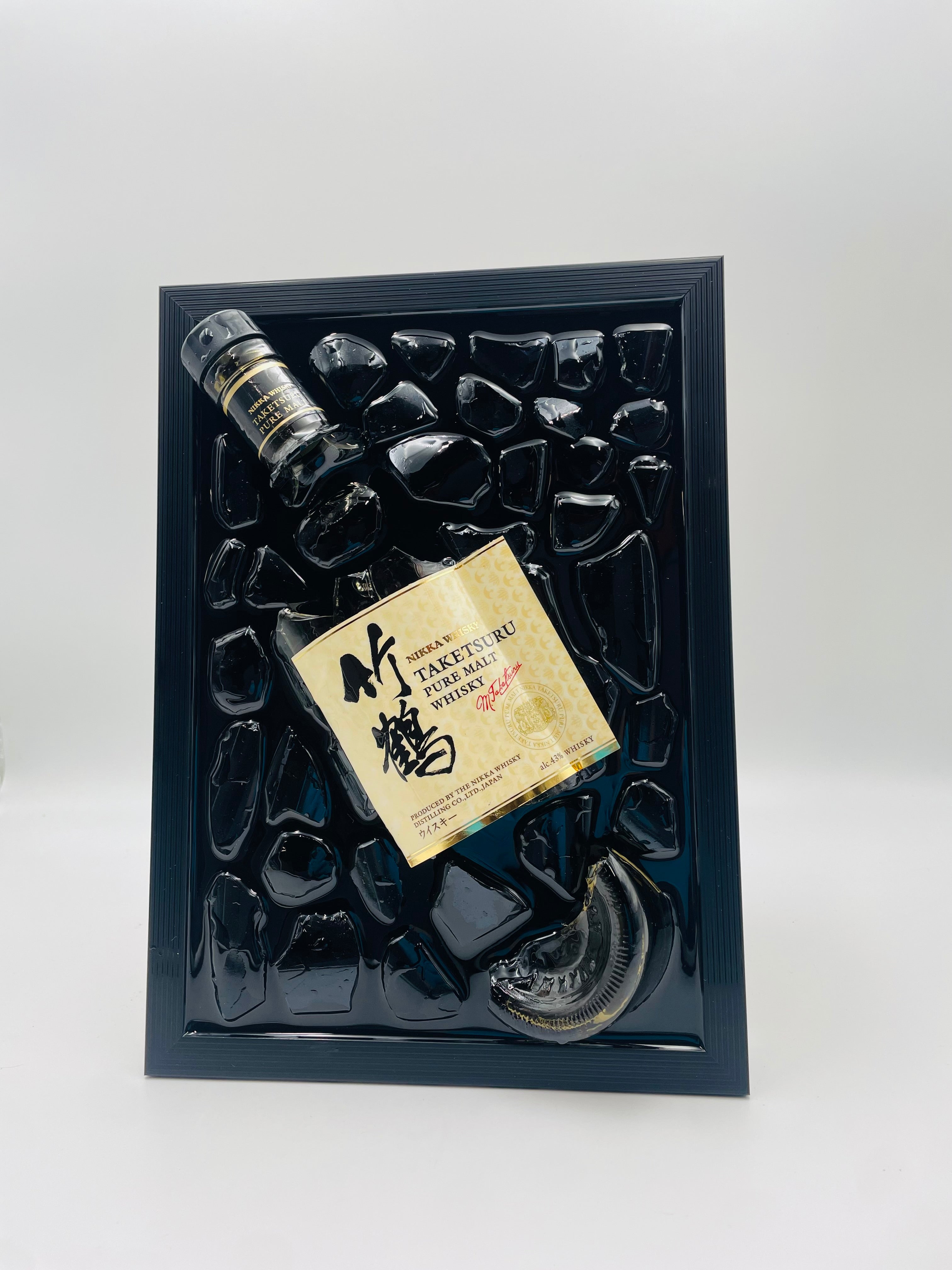 Taketsuru Whiskey Broken Bottle Art