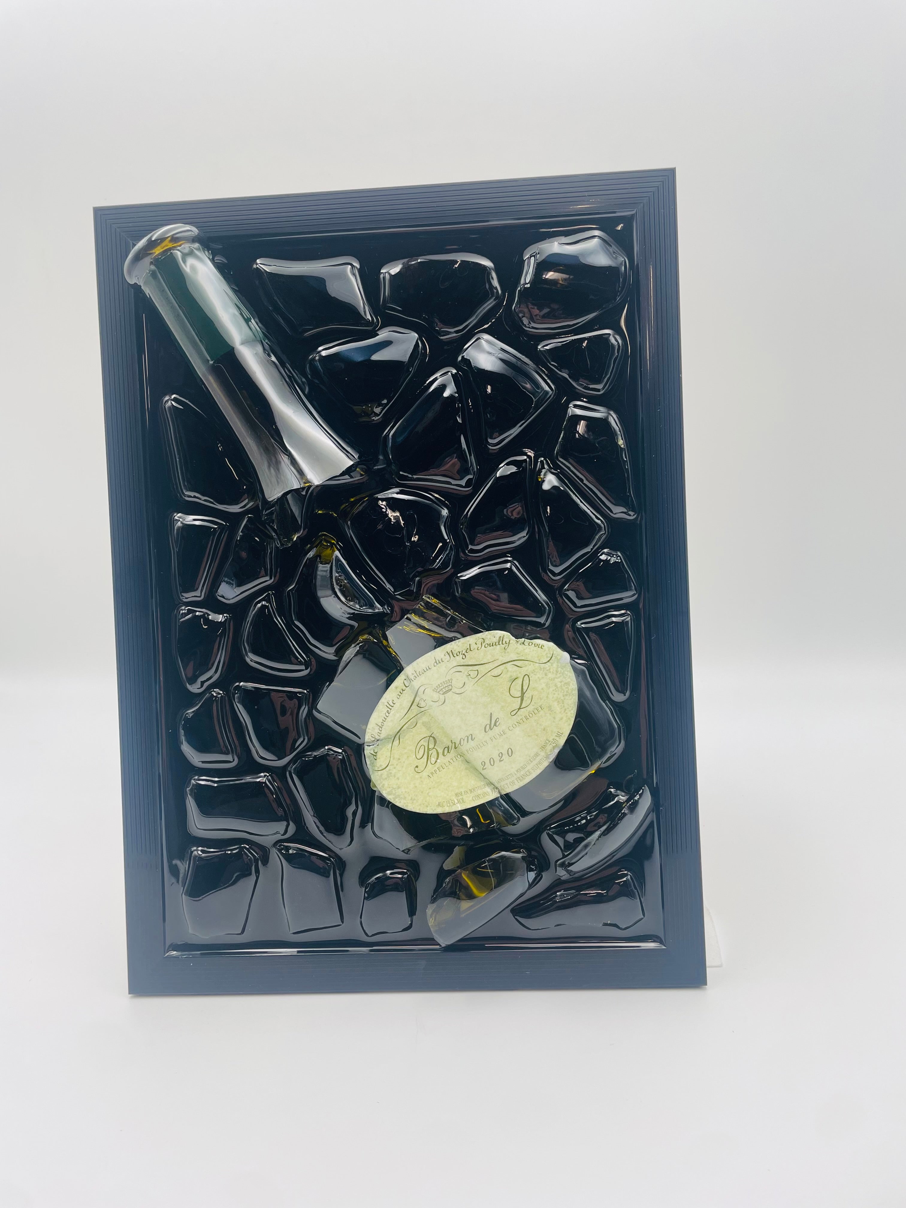 Baron De L Wine Broken Bottle Art