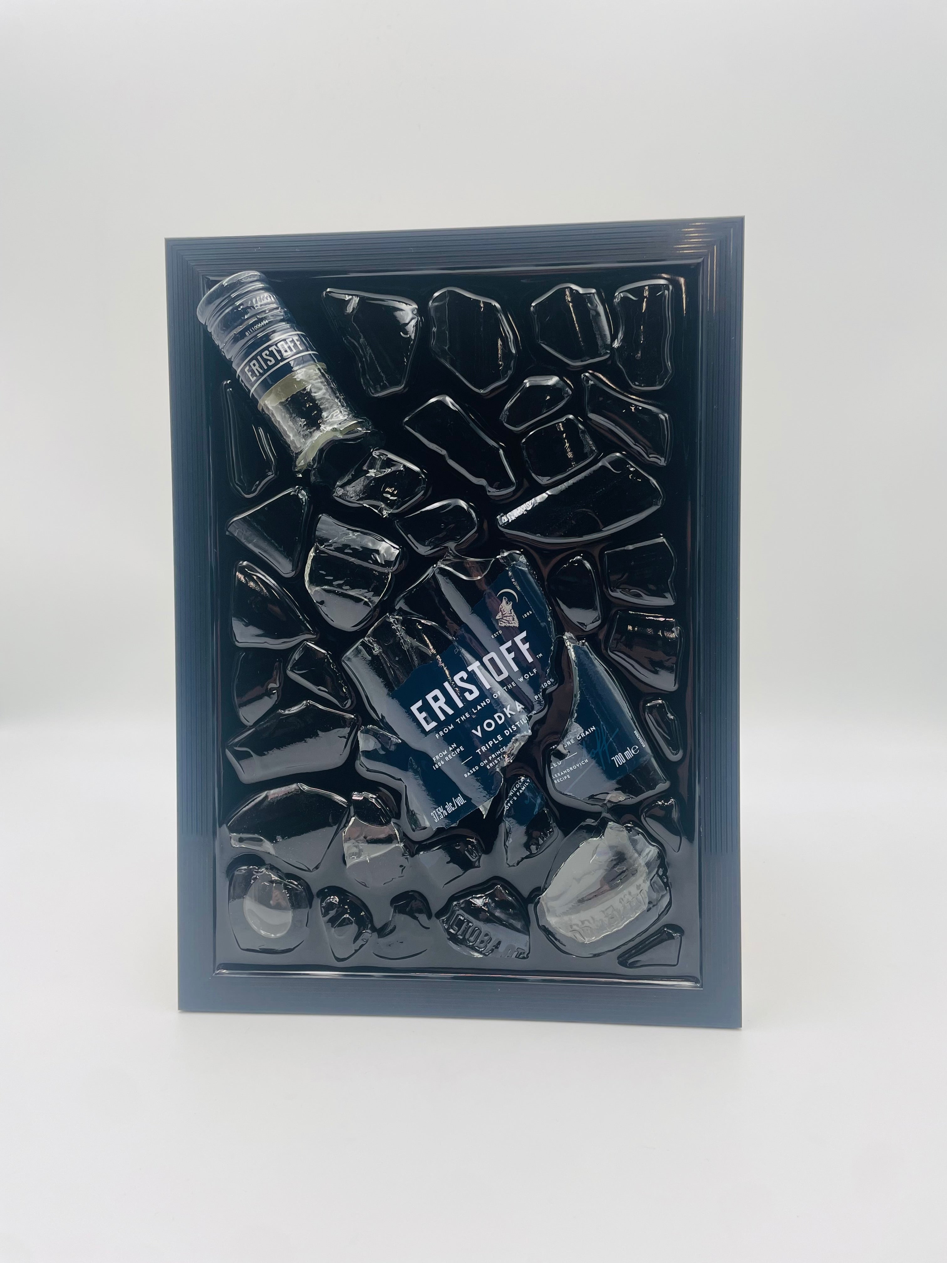 Eristoff Broken Bottle Art