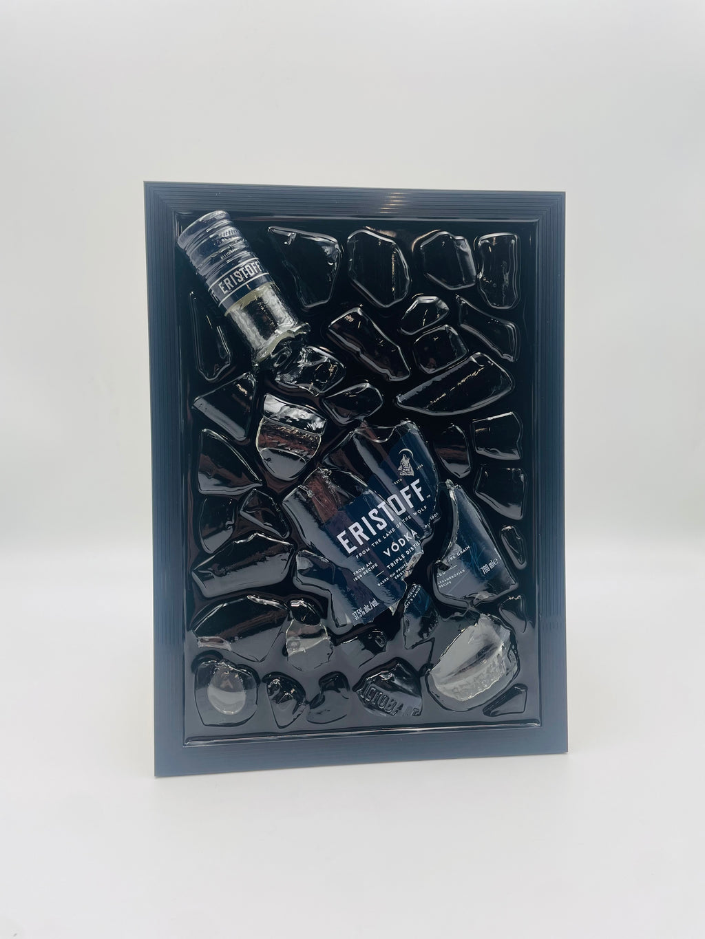 Eristoff Broken Bottle Art