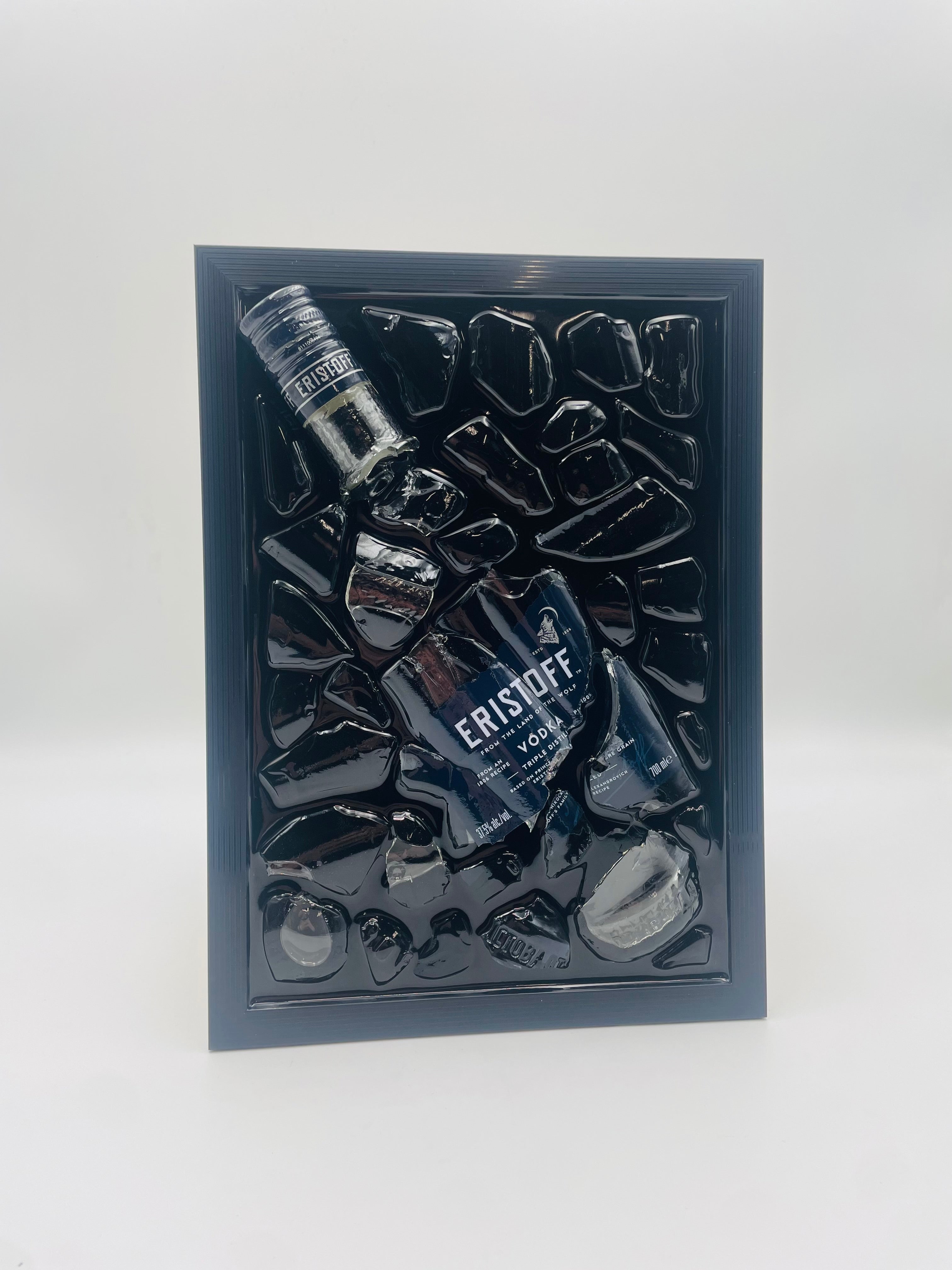 Eristoff Broken Bottle Art