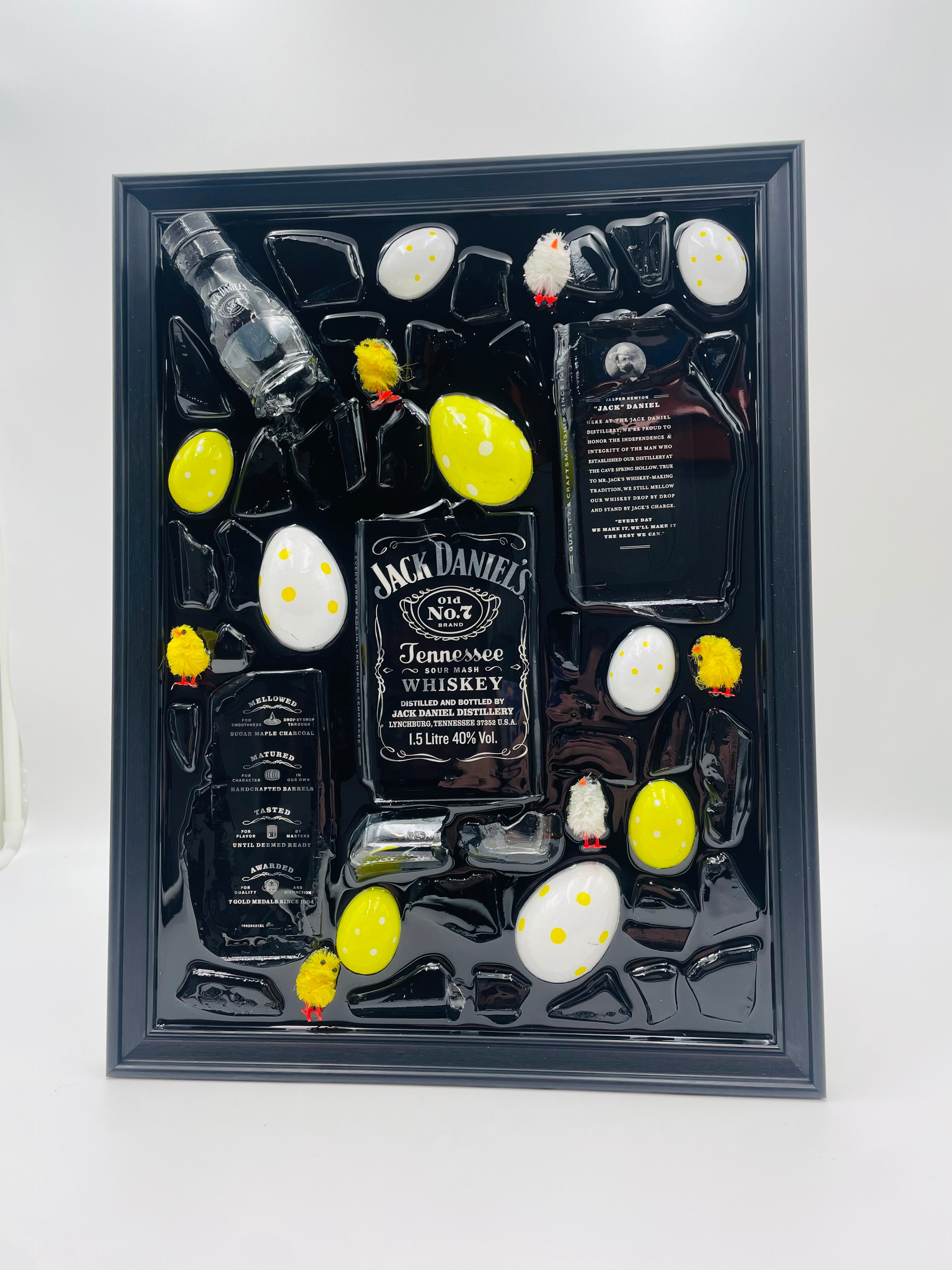 Jack Daniels Limited Easter Broken Bottle Art