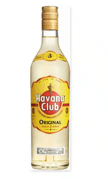 Havana Club custom Broken bottle art order 32CM x 23CM