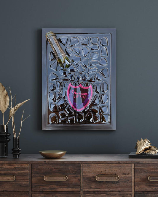 Shield Lady Gaga Luminous Broken bottle art