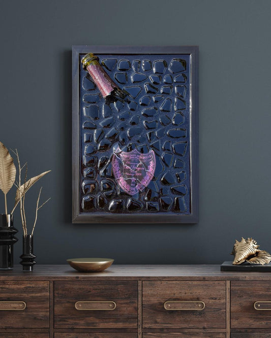Shield Rose 2008 Broken bottle art