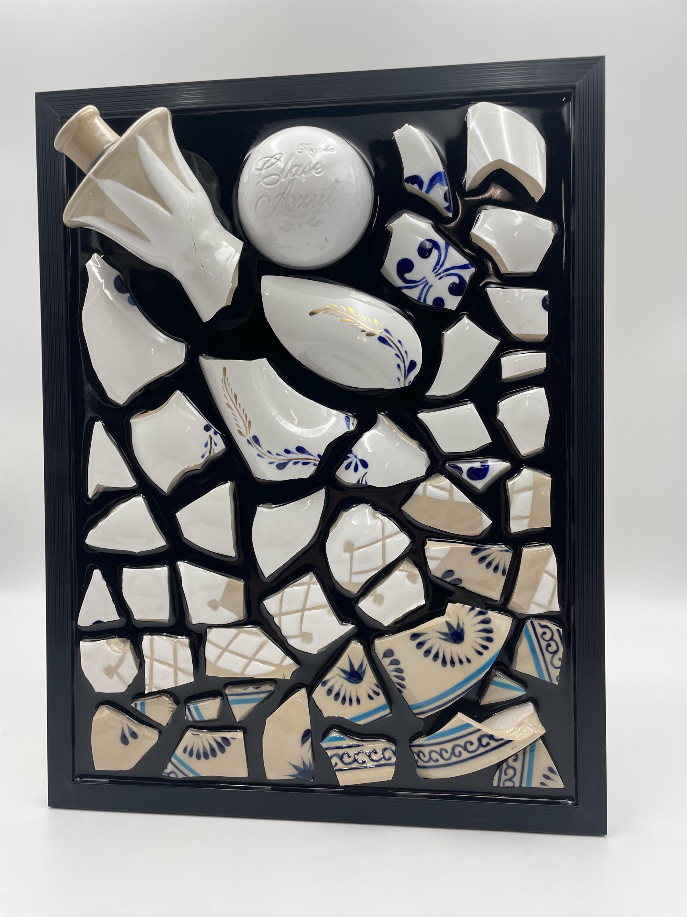 Clase Azul Tequilla Broken Bottle Art