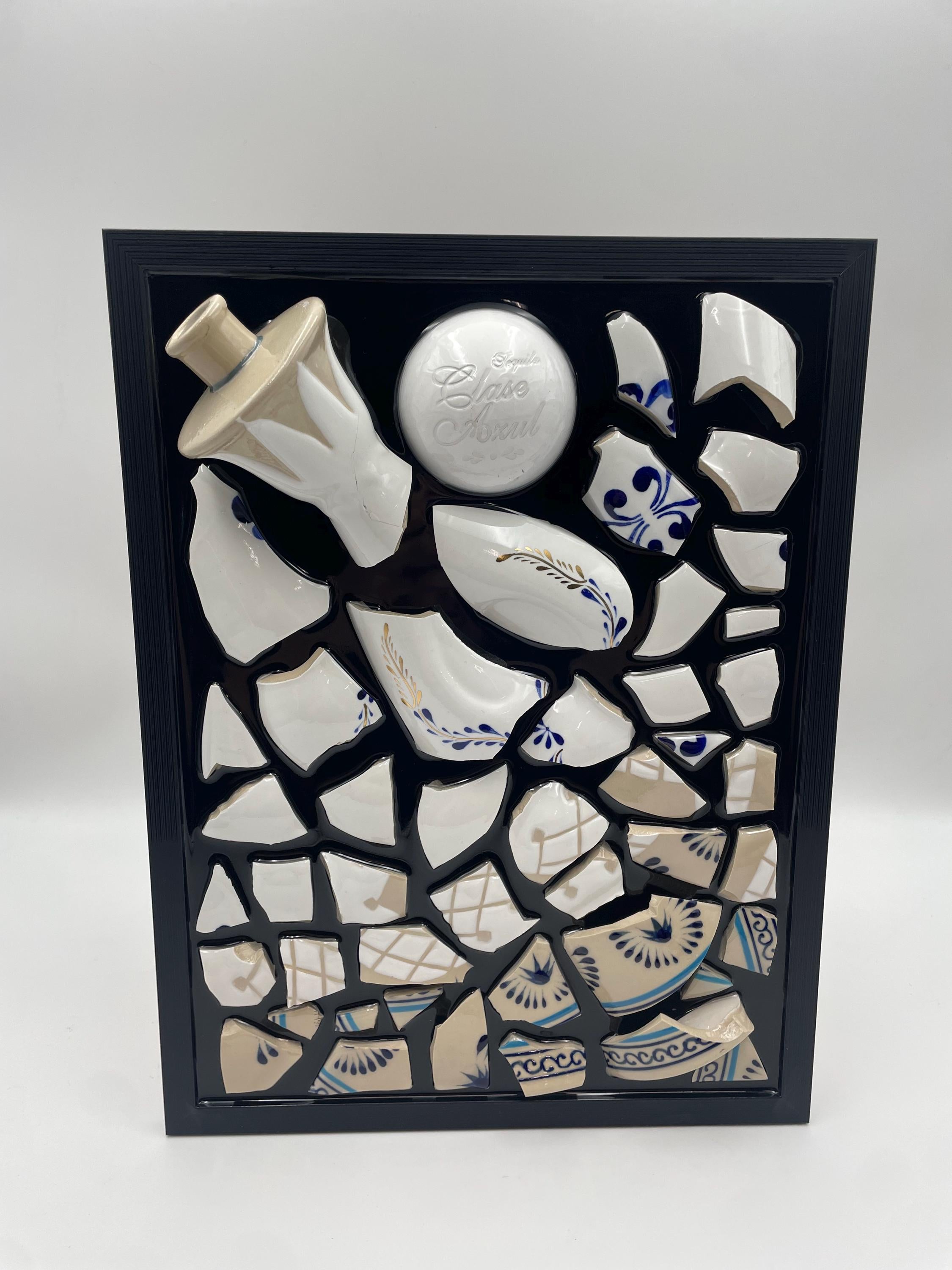 Clase Azul Tequilla Broken Bottle Art