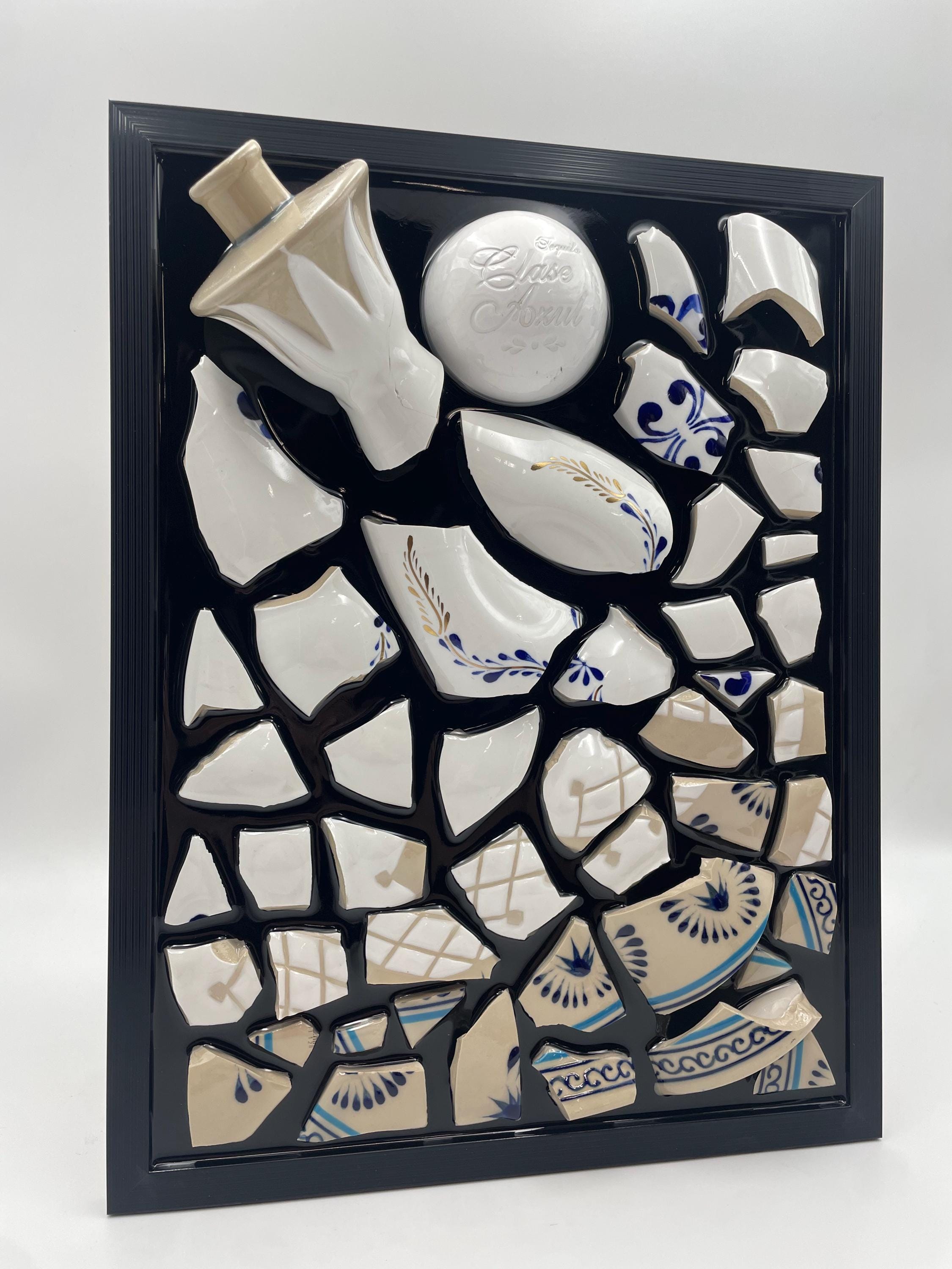 Clase Azul Tequilla Broken Bottle Art