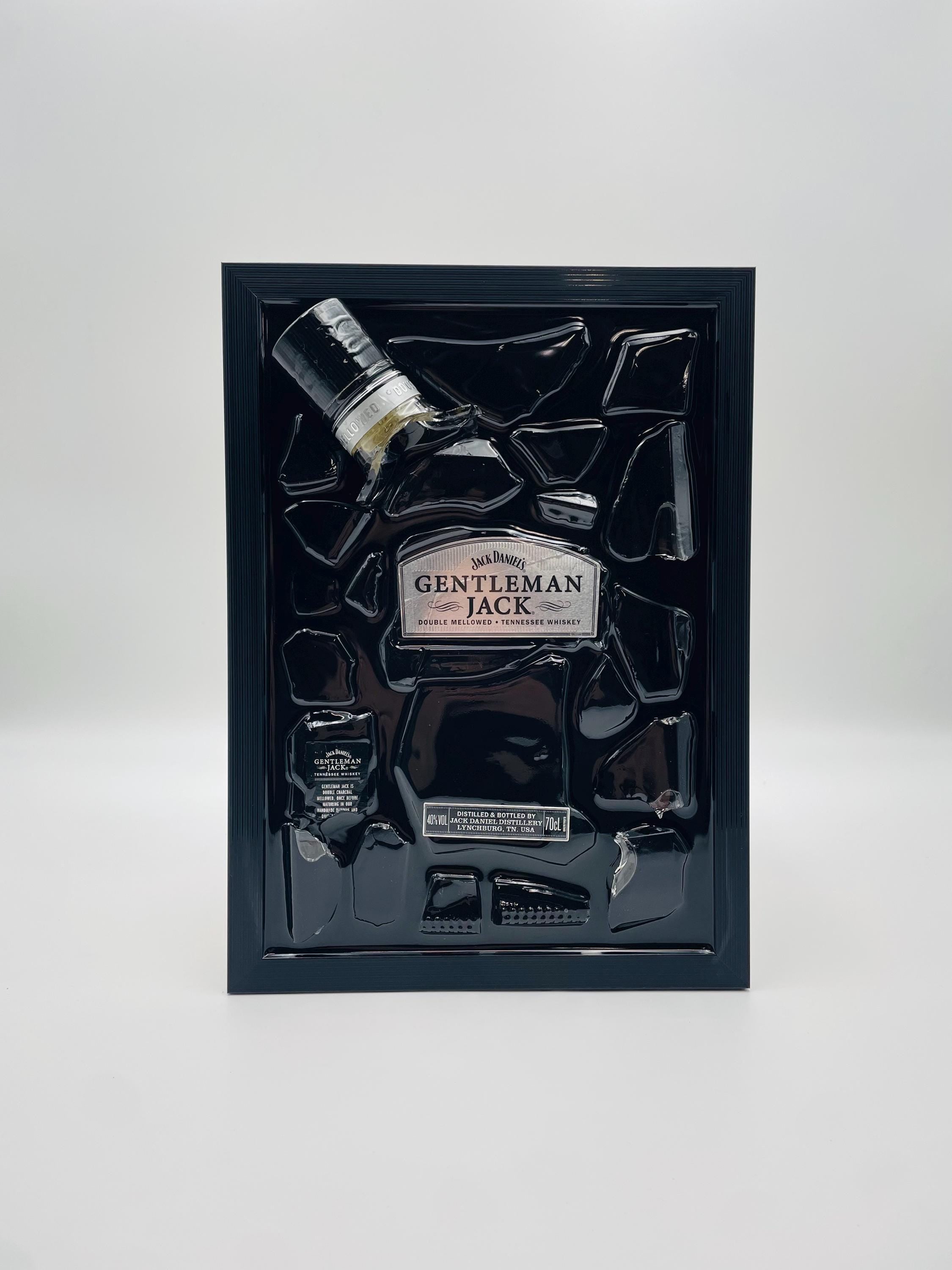Jack Daniels Gentleman Broken Bottle Art