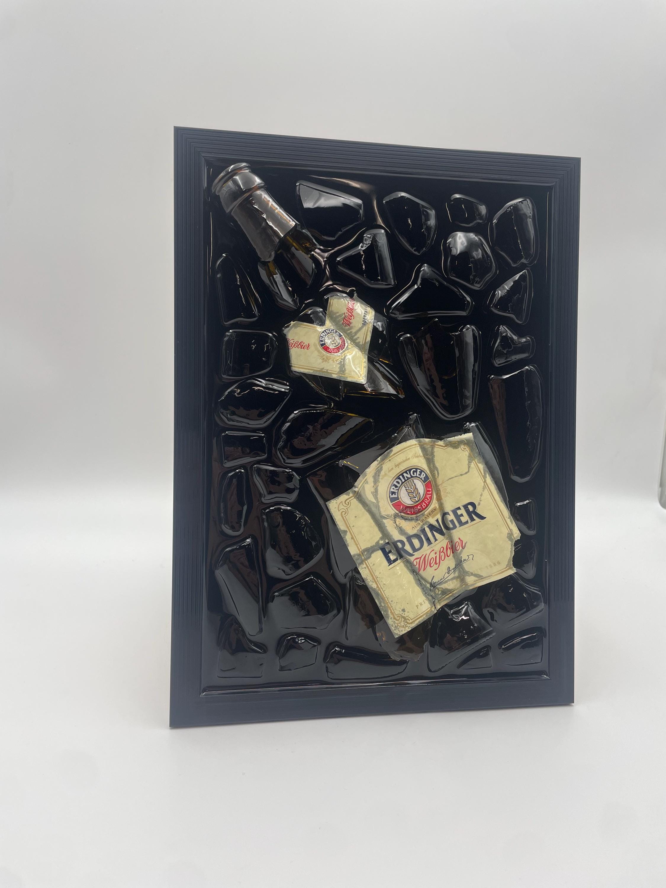 Erdinger Broken Bottle Art