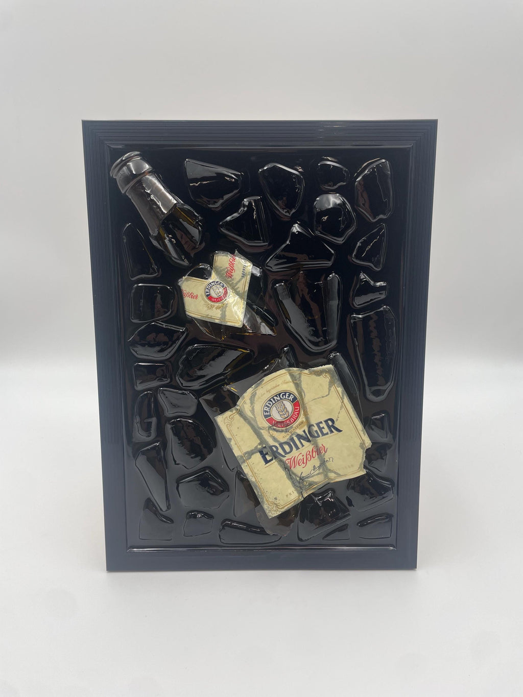 Erdinger Broken Bottle Art