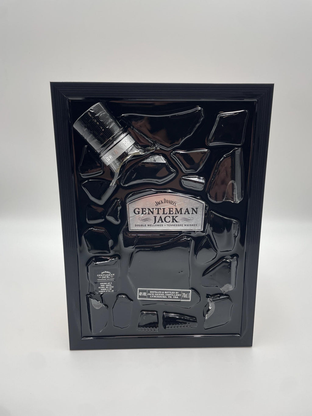 Jack Daniels Gentleman Broken Bottle Art