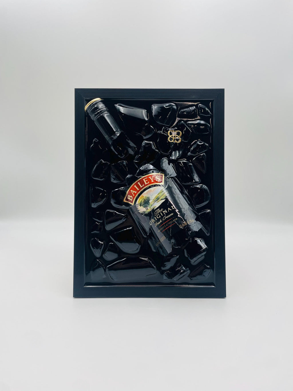 Baileys Broken Bottle Art Epoxy Resin