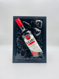 Bacardi Razz Broken Bottle Art