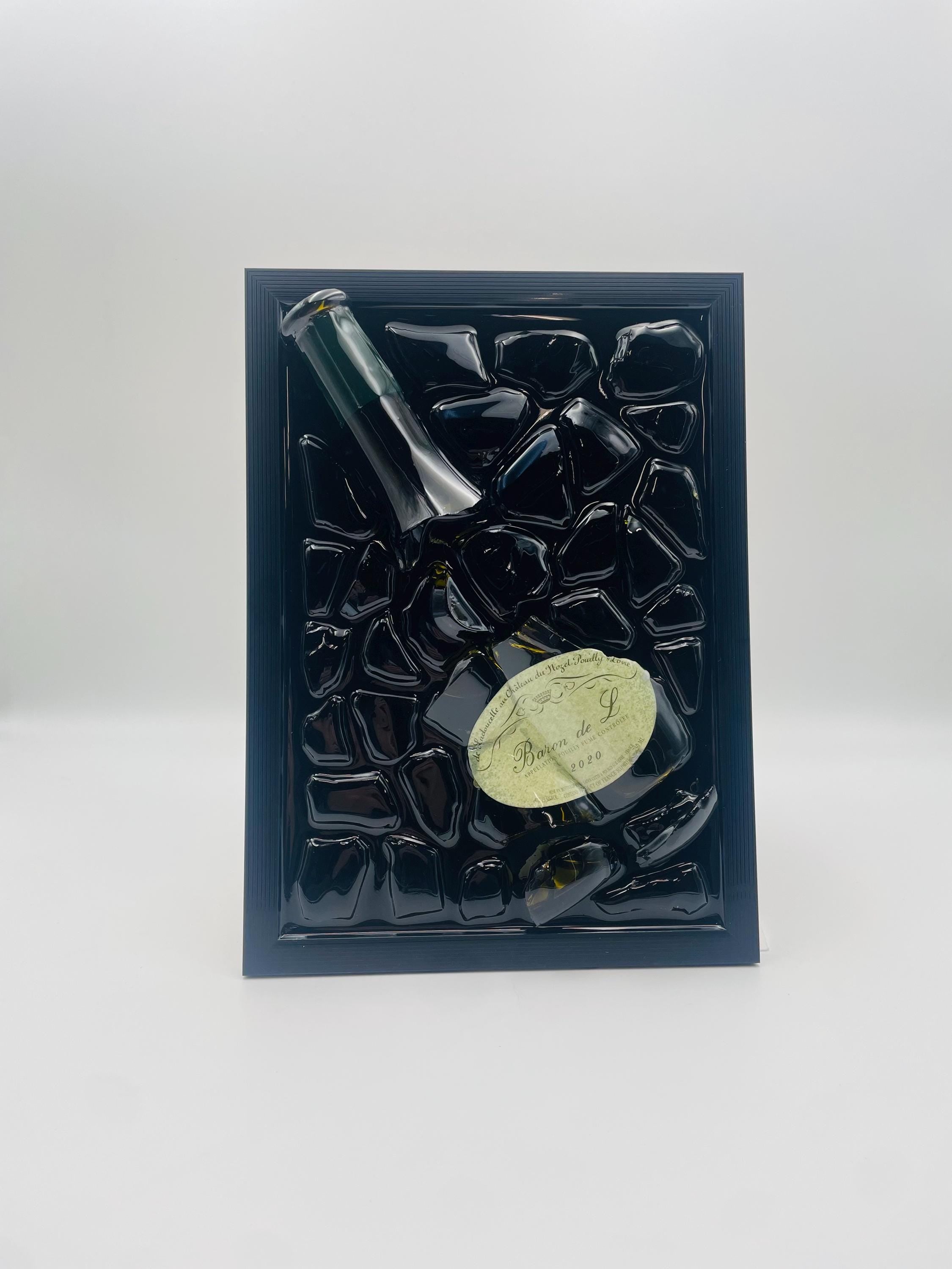 Baron De L Wine Broken Bottle Art