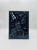 Jack Daniels Blue Broken Bottle Art