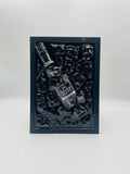 Three Sixty Vodka Broken Bottle Art