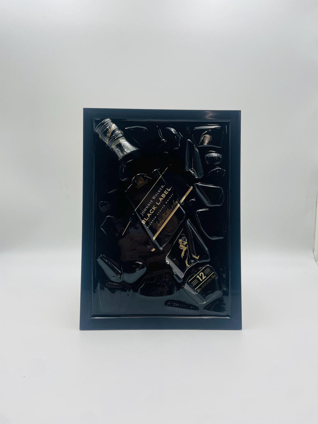 Johnnie Walker Black Label Broken Bottle Art