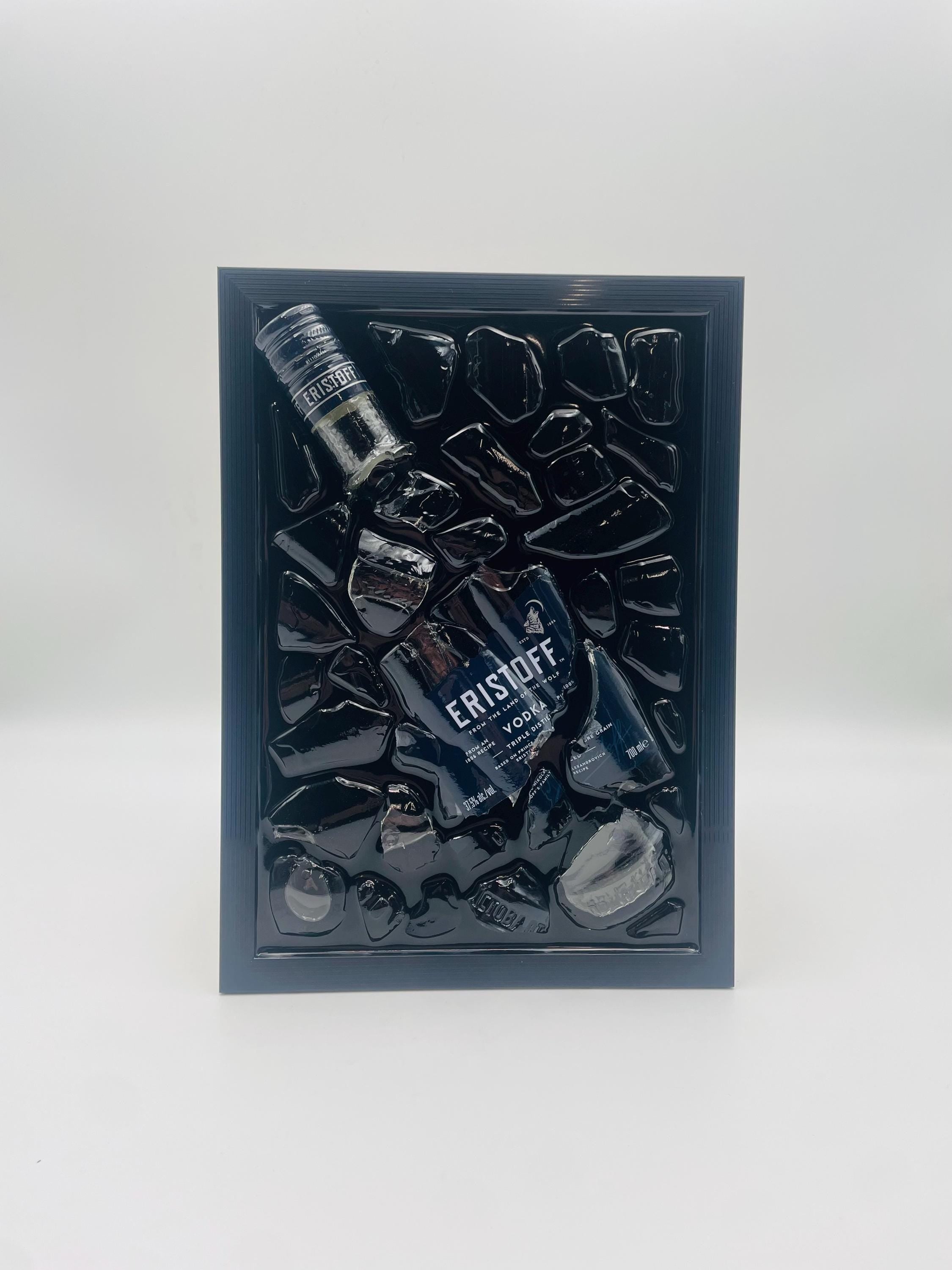 Eristoff Broken Bottle Art