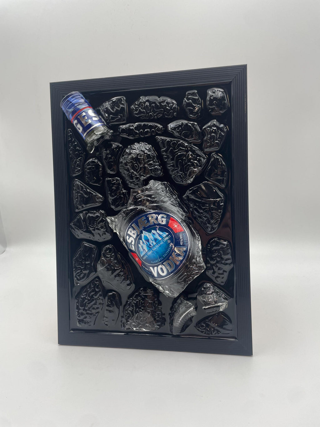 Esbjaerg Vodka Broken Bottle Art