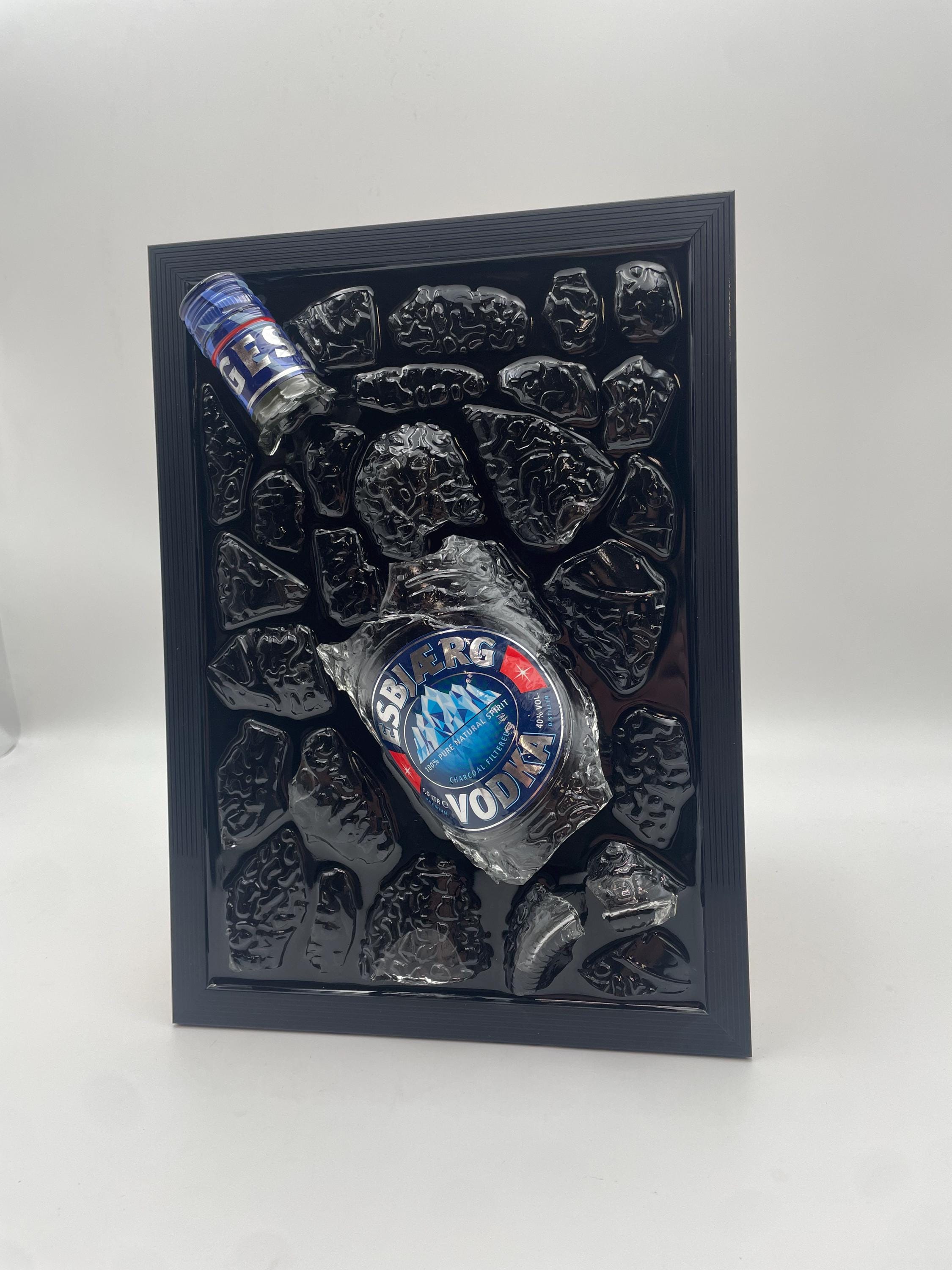 Esbjaerg Vodka Broken Bottle Art