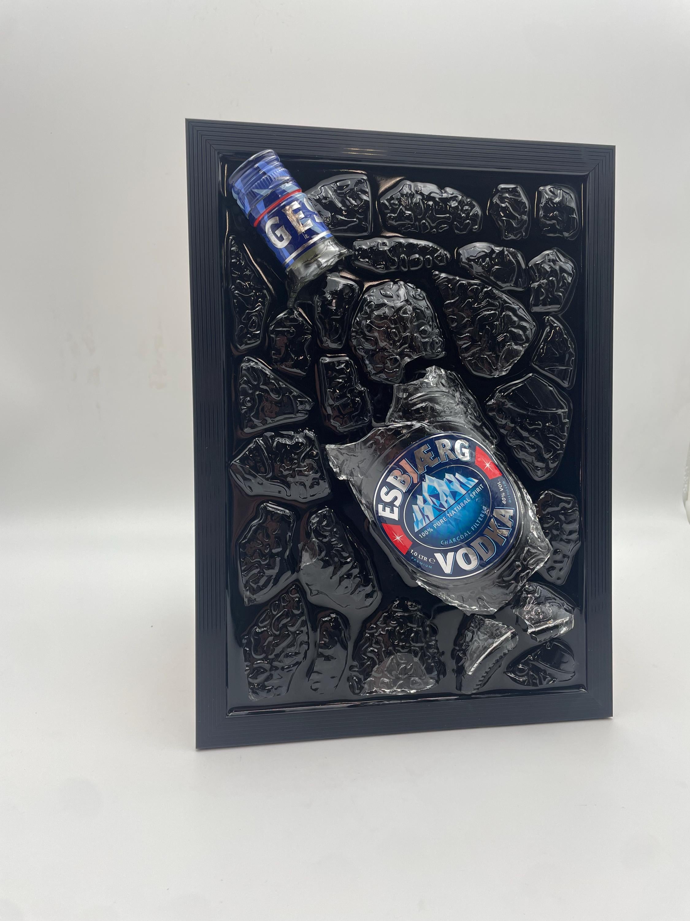 Esbjaerg Vodka Broken Bottle Art