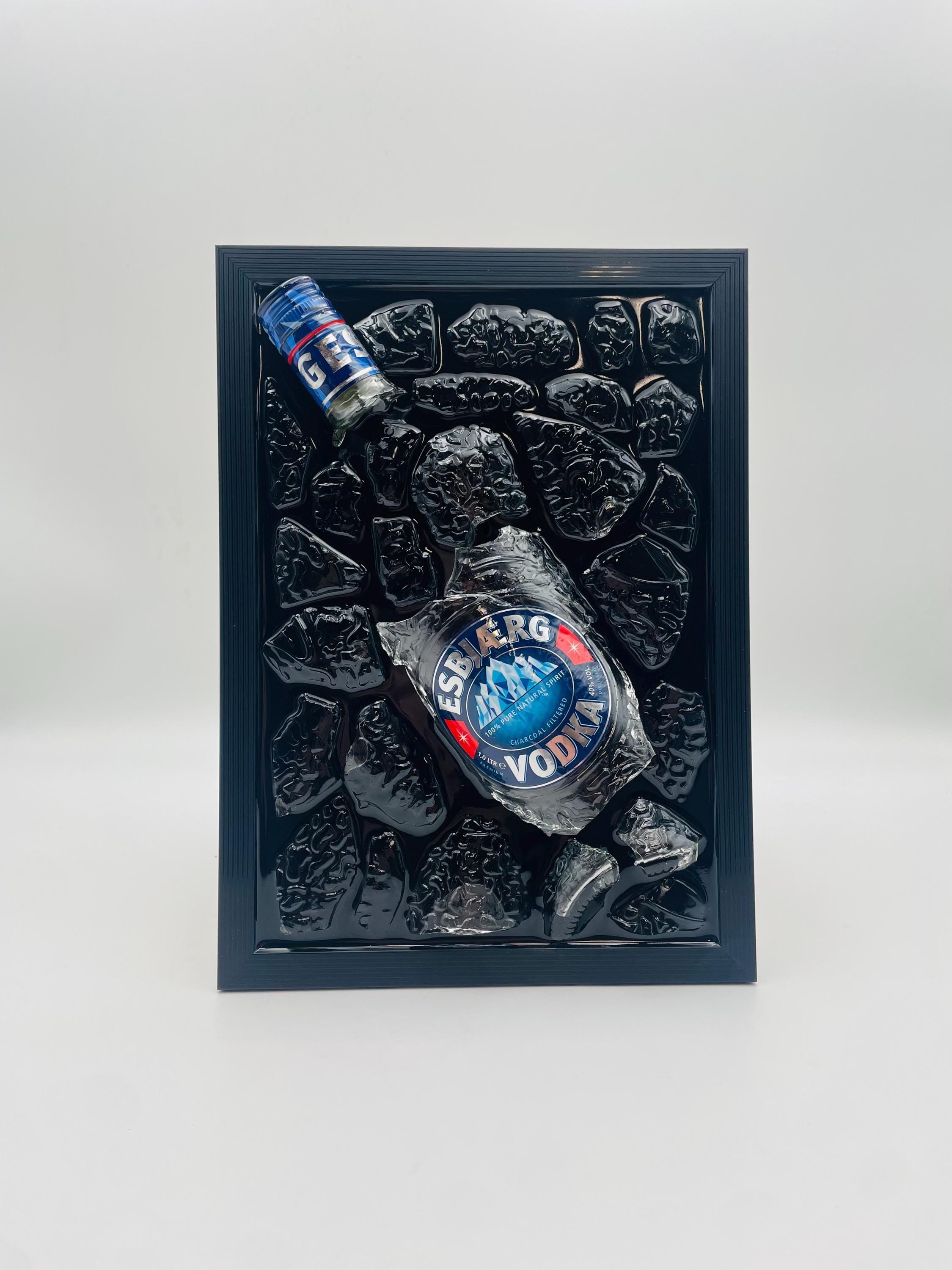 Esbjaerg Vodka Broken Bottle Art