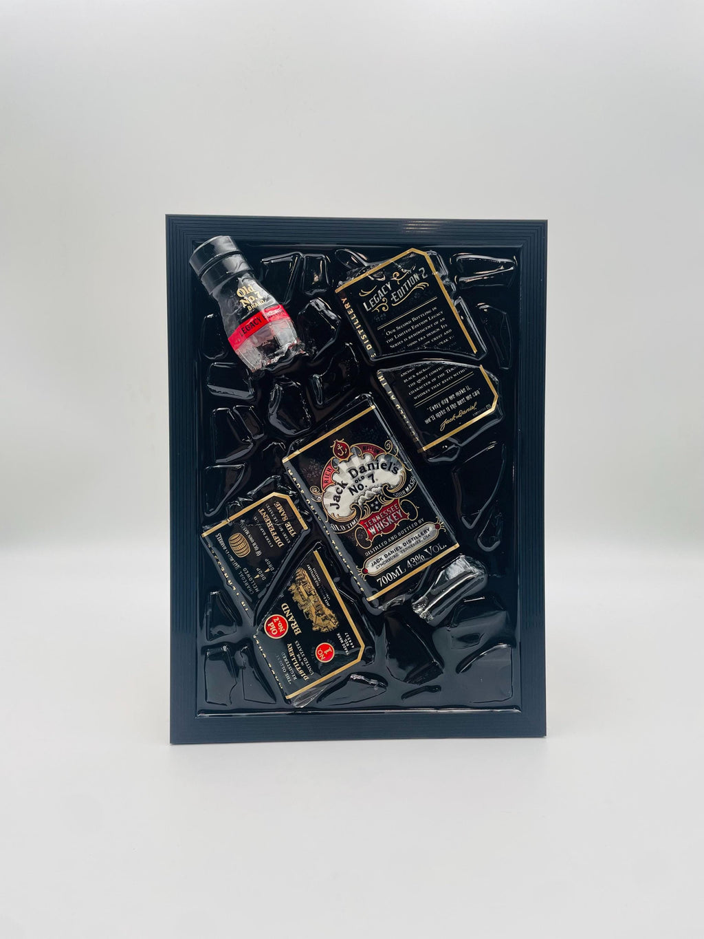 Jack Daniels Legacy Edition Broken Bottle Art