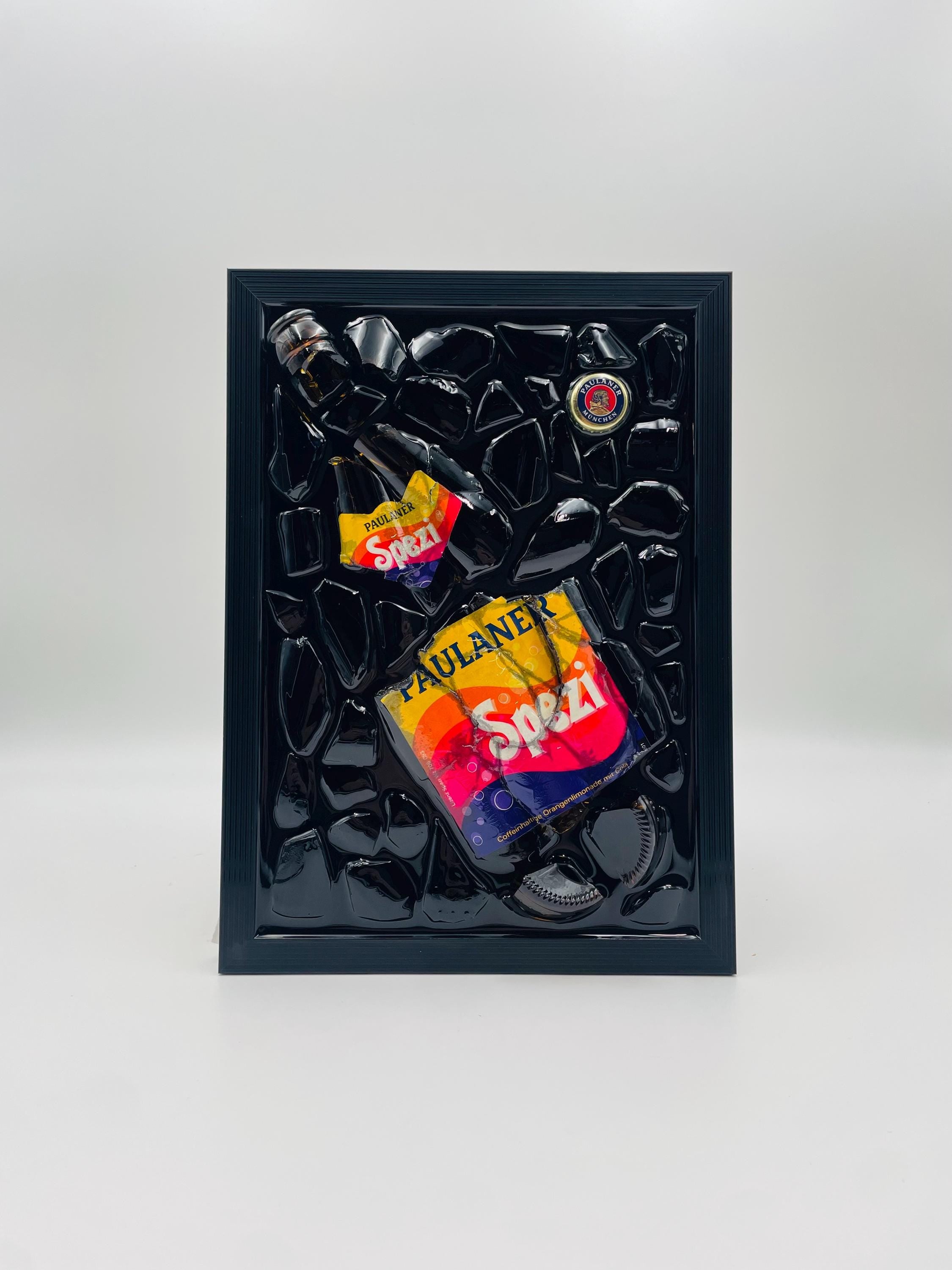 Paulaner Spezi Broken Bottle Art