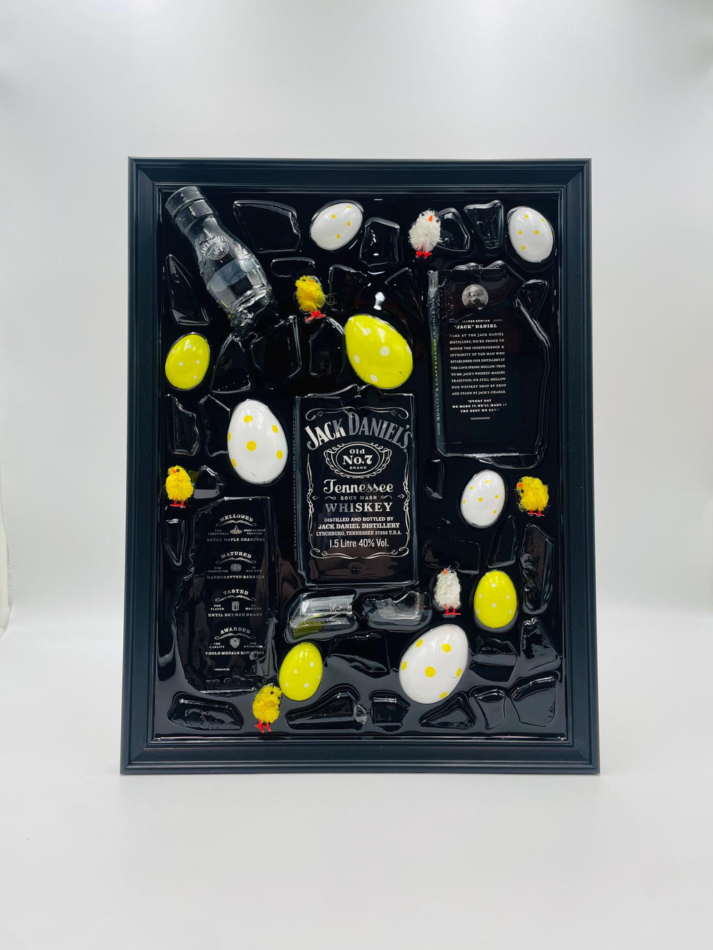 Jack Daniels Limited Easter Broken Bottle Art
