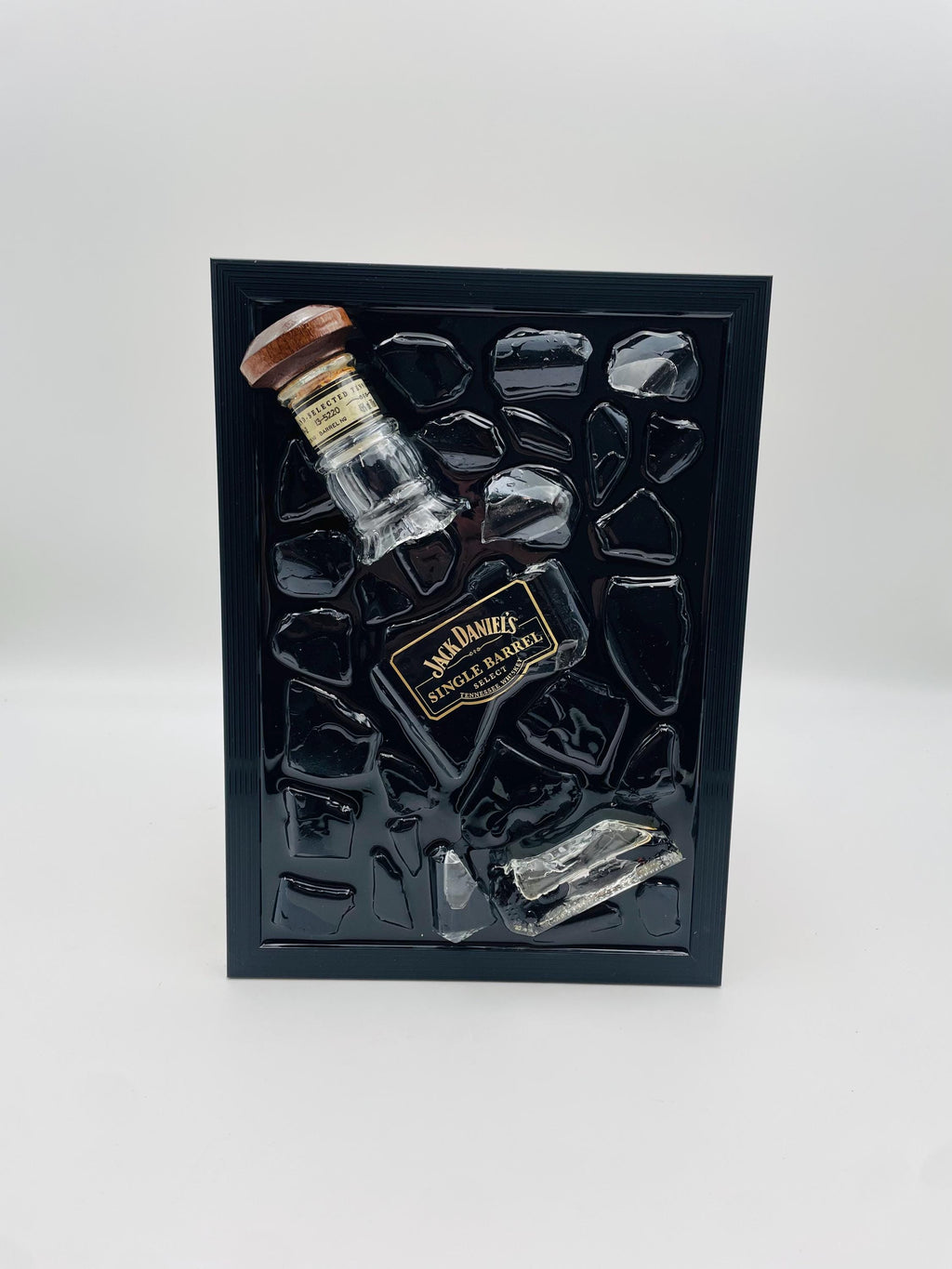 Jack Daniels Single Barrel Select Broken Bottle Art