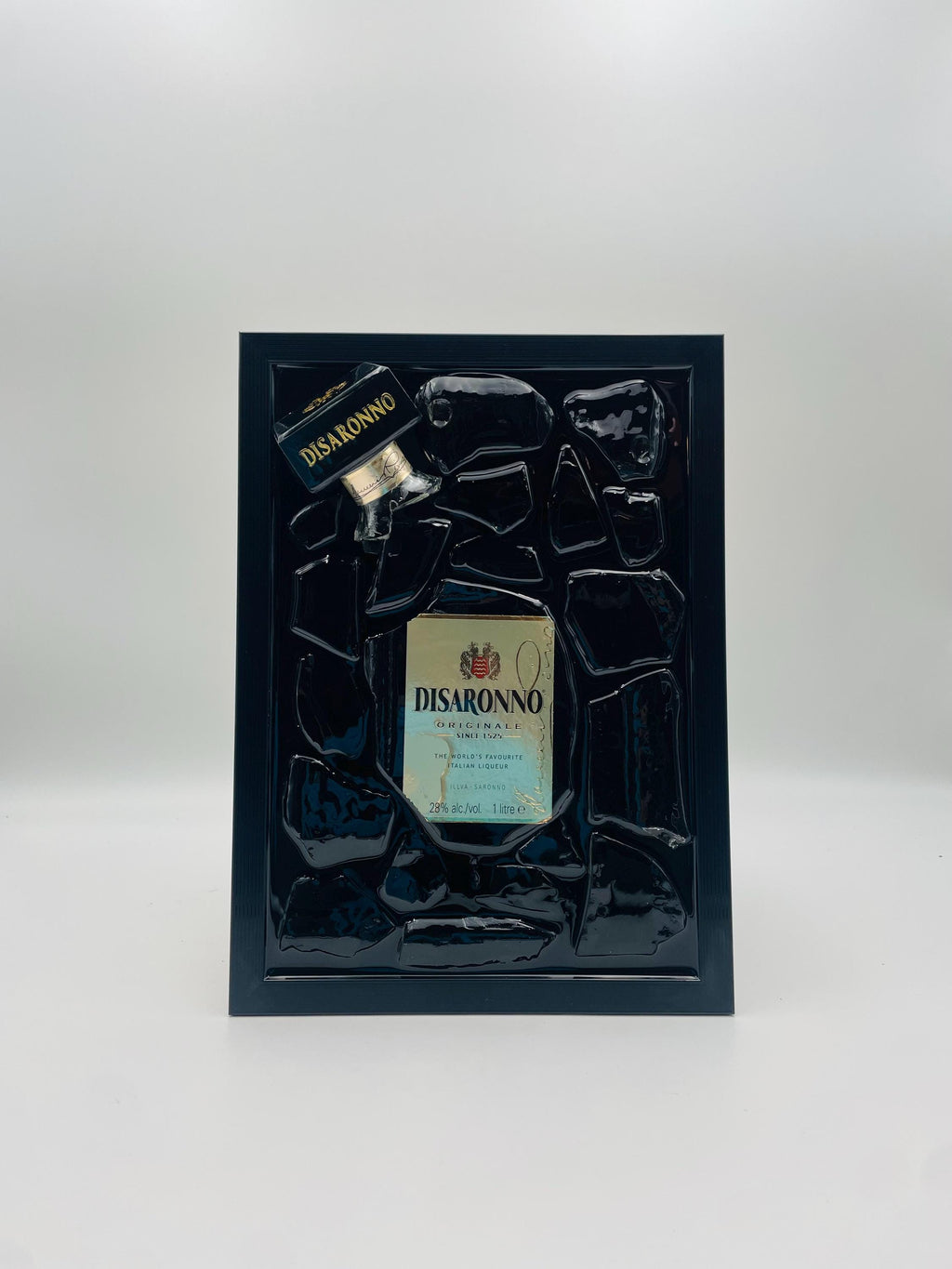 Disaronno Broken Bottle Art